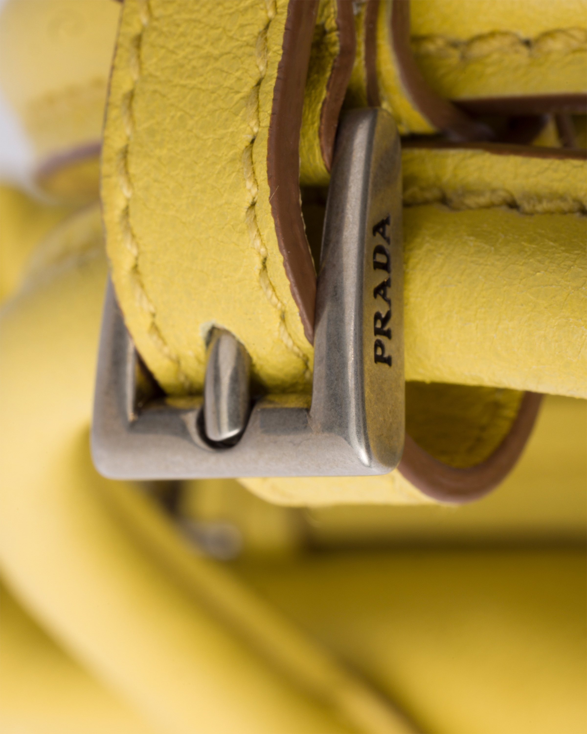 Petit sac prada karin en cuir PRADA Jaune