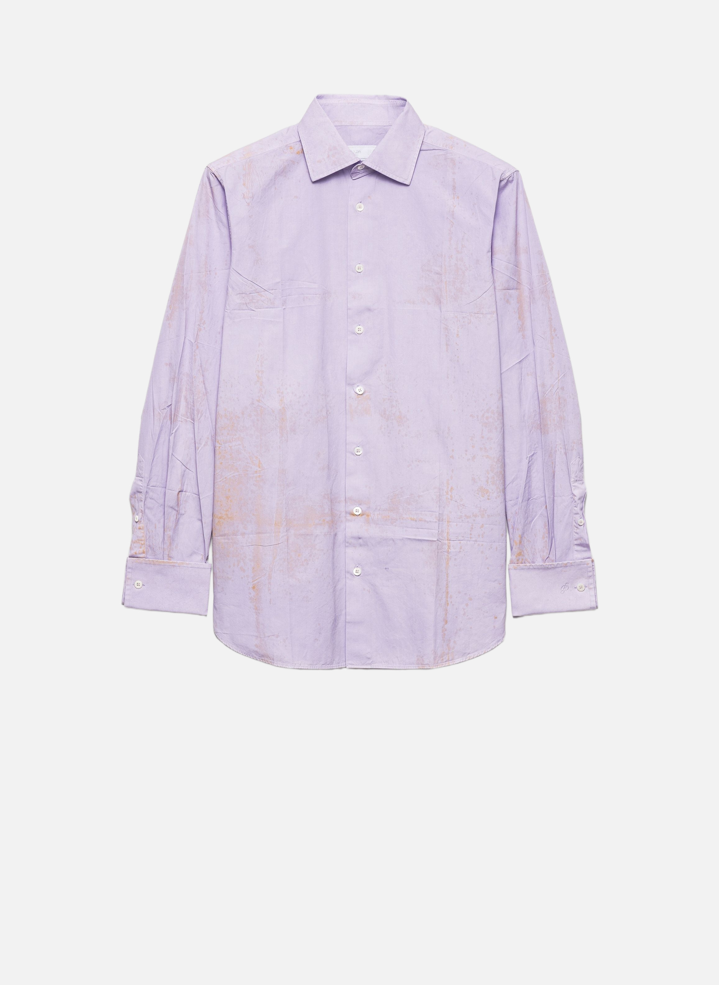 Chemise en coton PRADA Violet