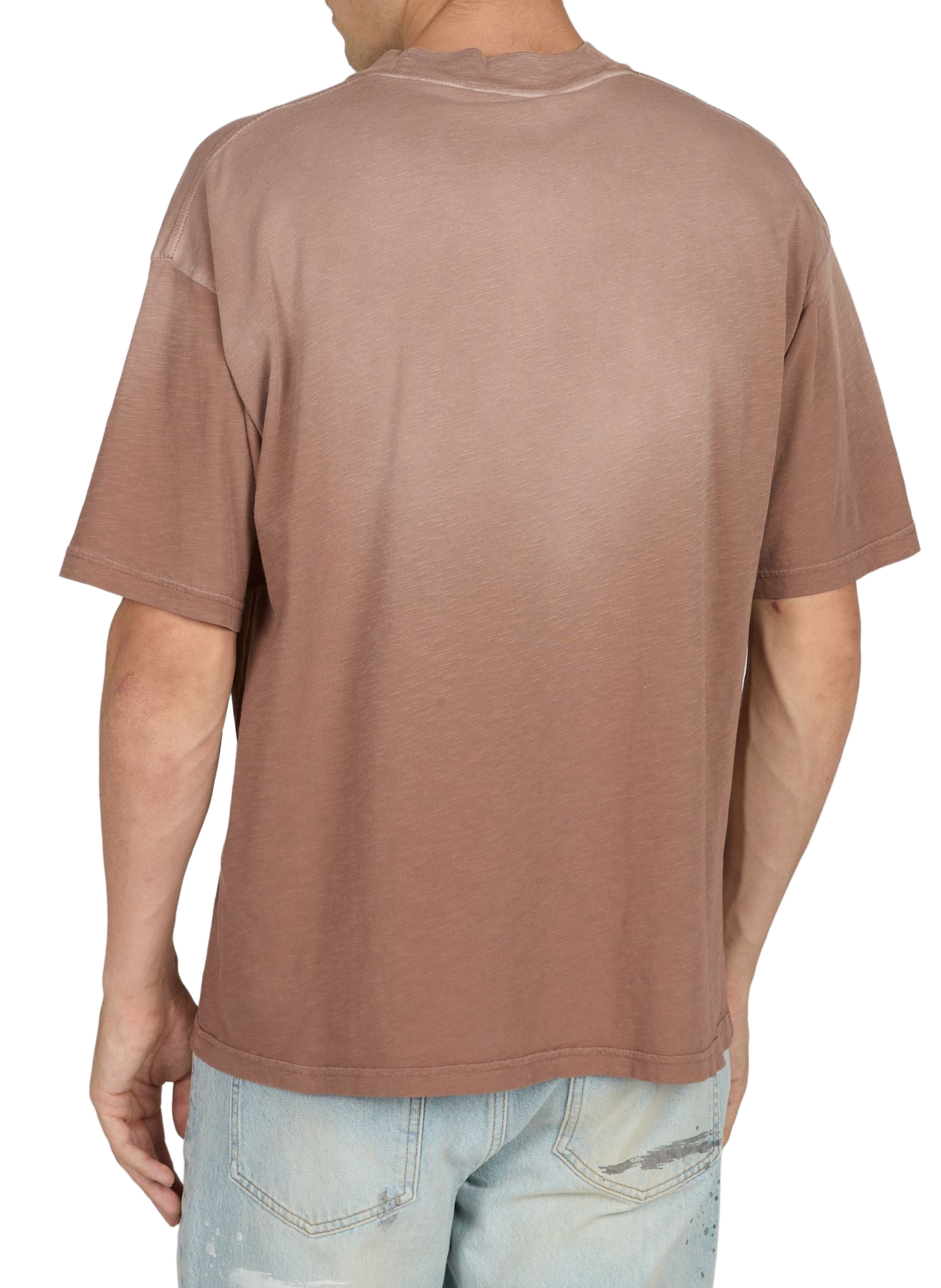 T-shirt col rond en coton REPRESENT Rose