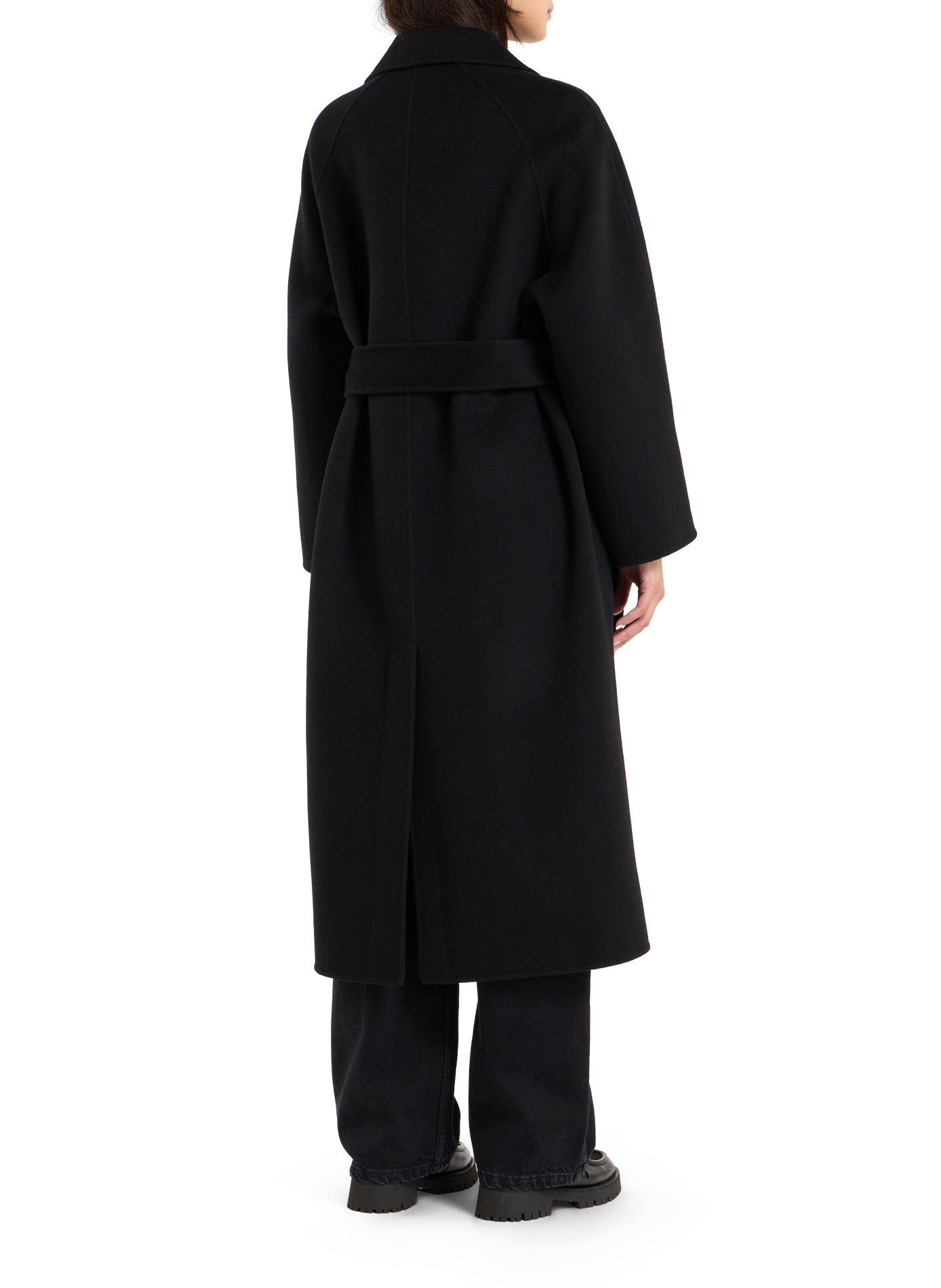 Manteau Warmor en laine mélangée SAISON 1865 Noir