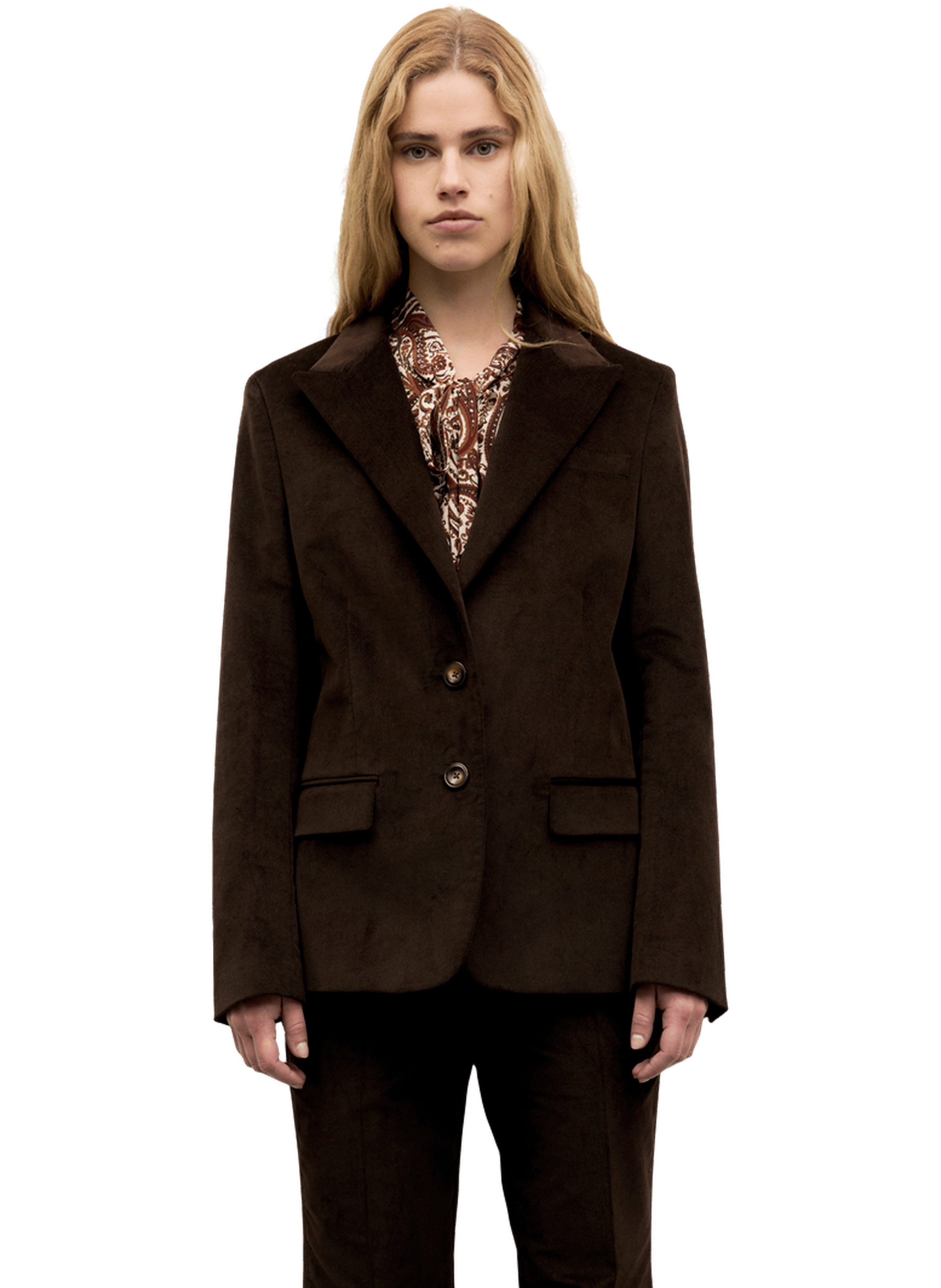 Veste en velours sergé - jem GERARD DAREL Marron