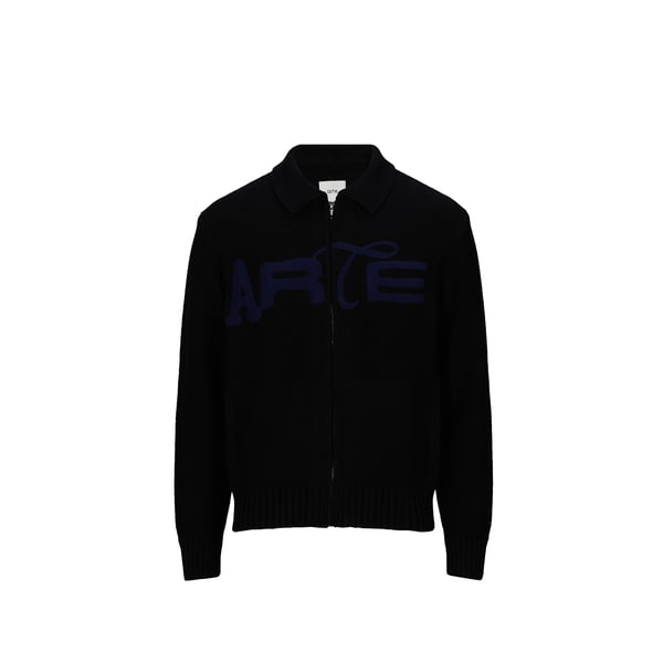 Gilet en maille à logo en laine mélangé Gilet en maille à logo en laine mélangé