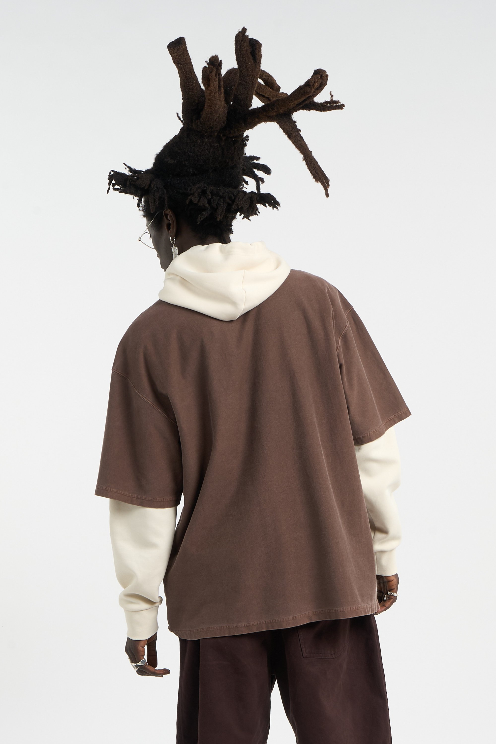 T-shirt loose pocket CARHARTT WIP Marron