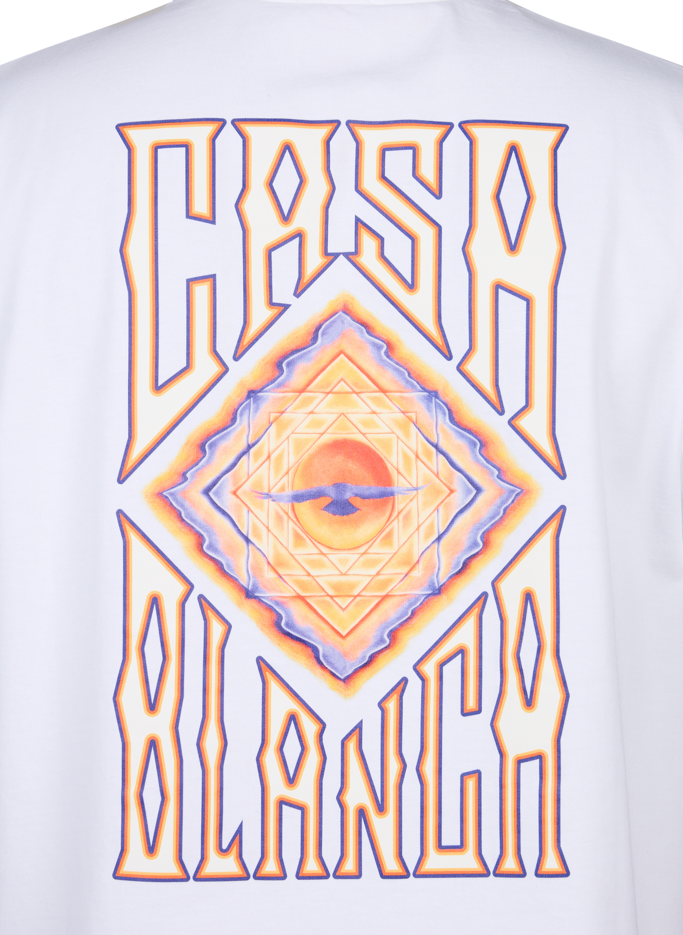 Straight fit Hermons Mirage cotton T-shirt CASABLANCA PARIS White