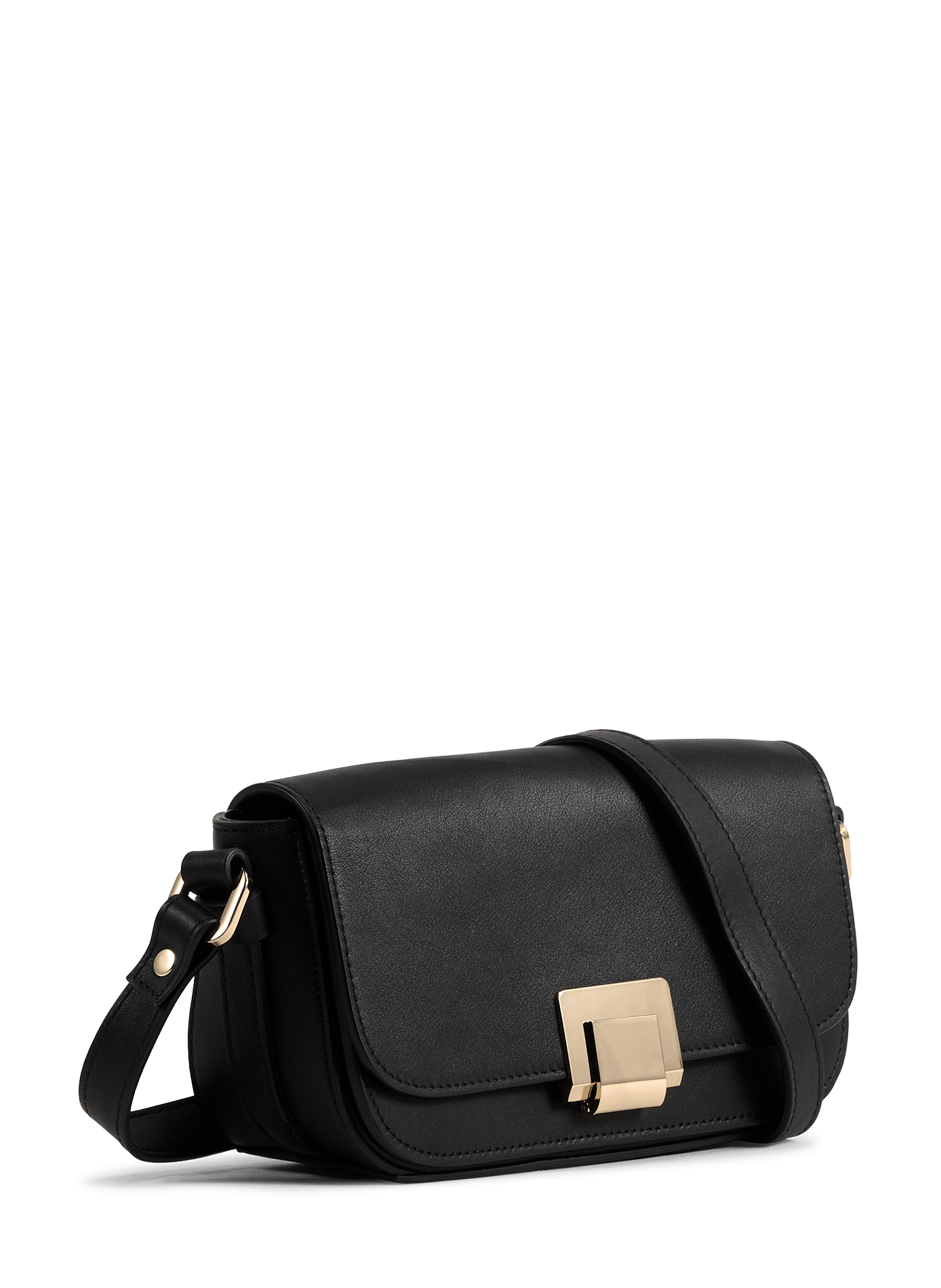 Leather shoulder bag SAISON 1865 Black