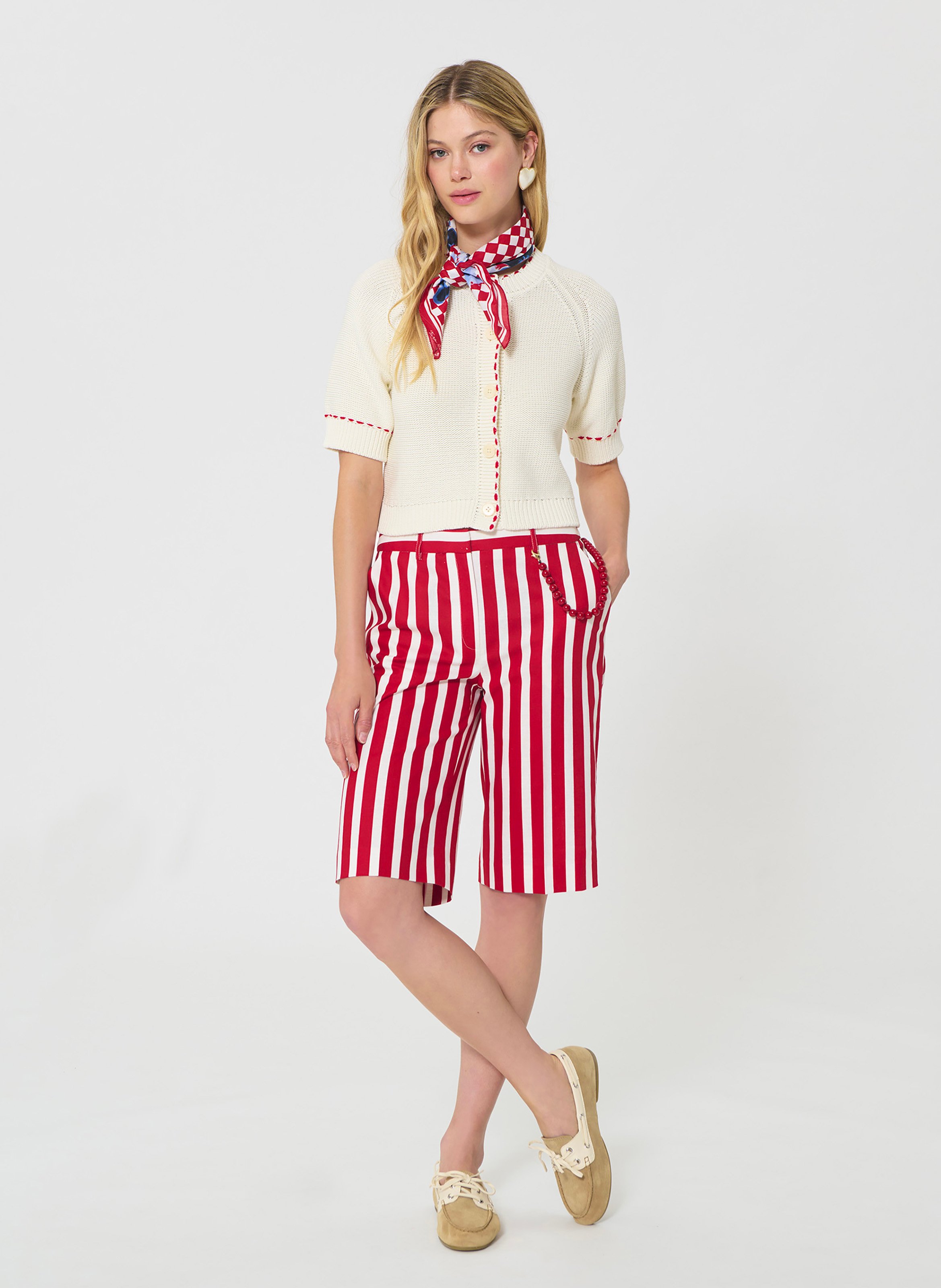 Short sasha TARA JARMON Rouge
