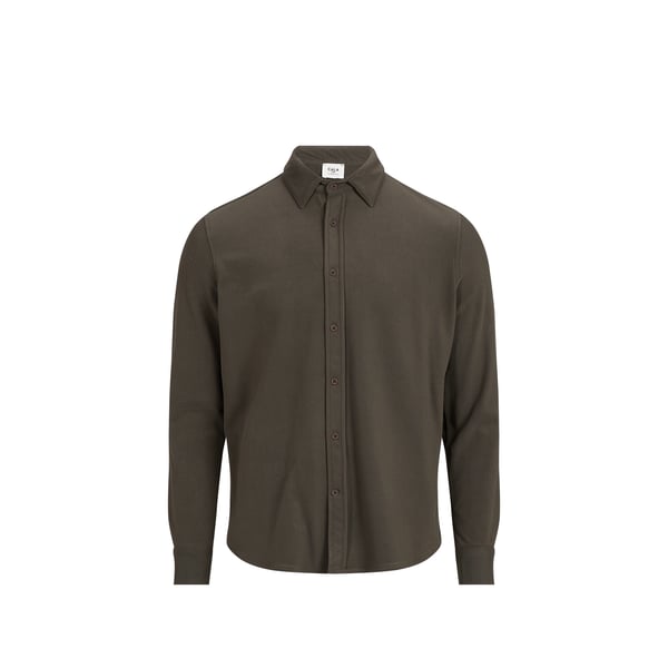 Chemise Jean Villa droite aspect velours côtelé Chemise Jean Villa droite aspect velours côtelé