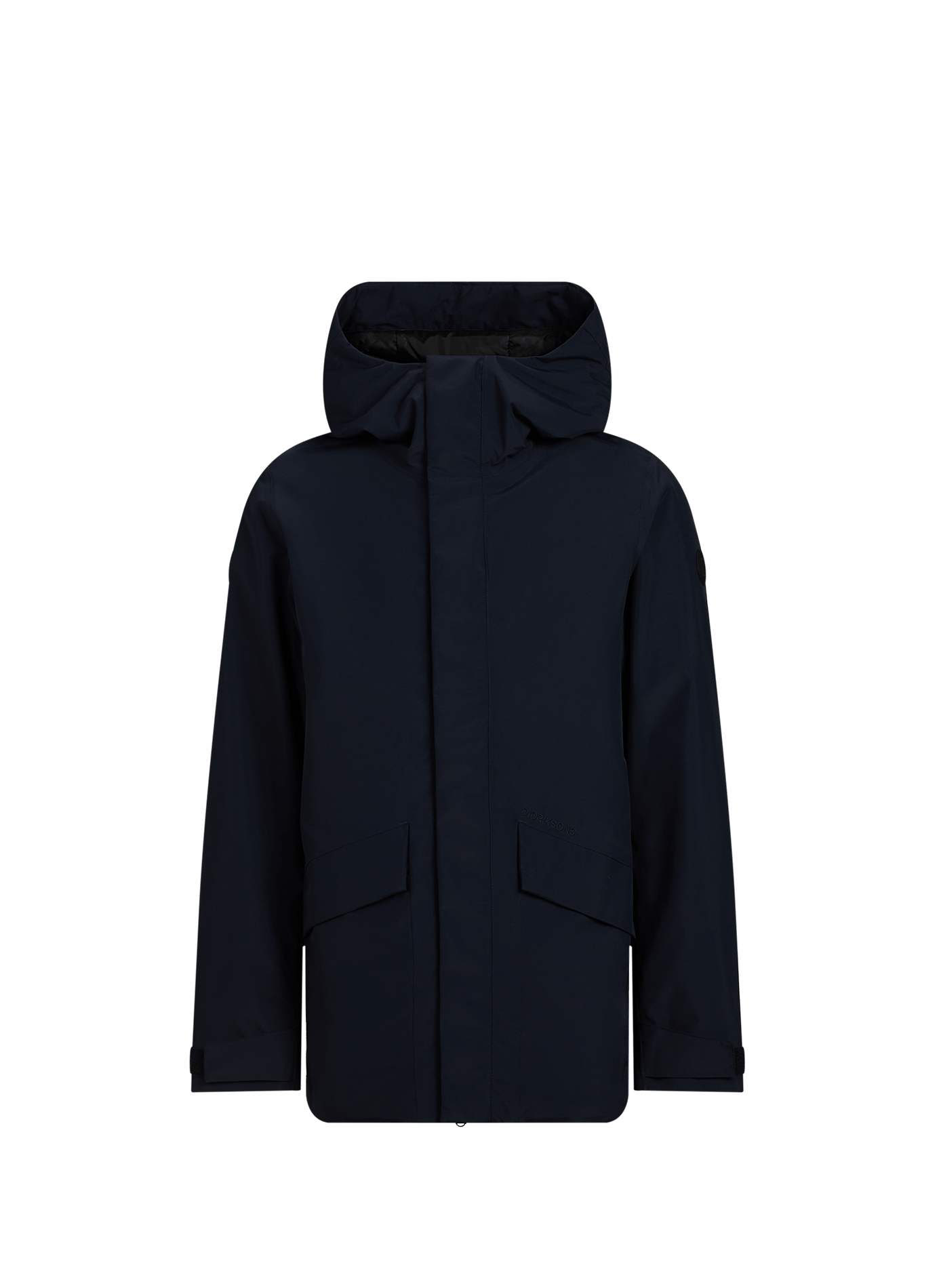 Gerade Parka mit einfarbiger Kapuze DIDRIKSONS Blau