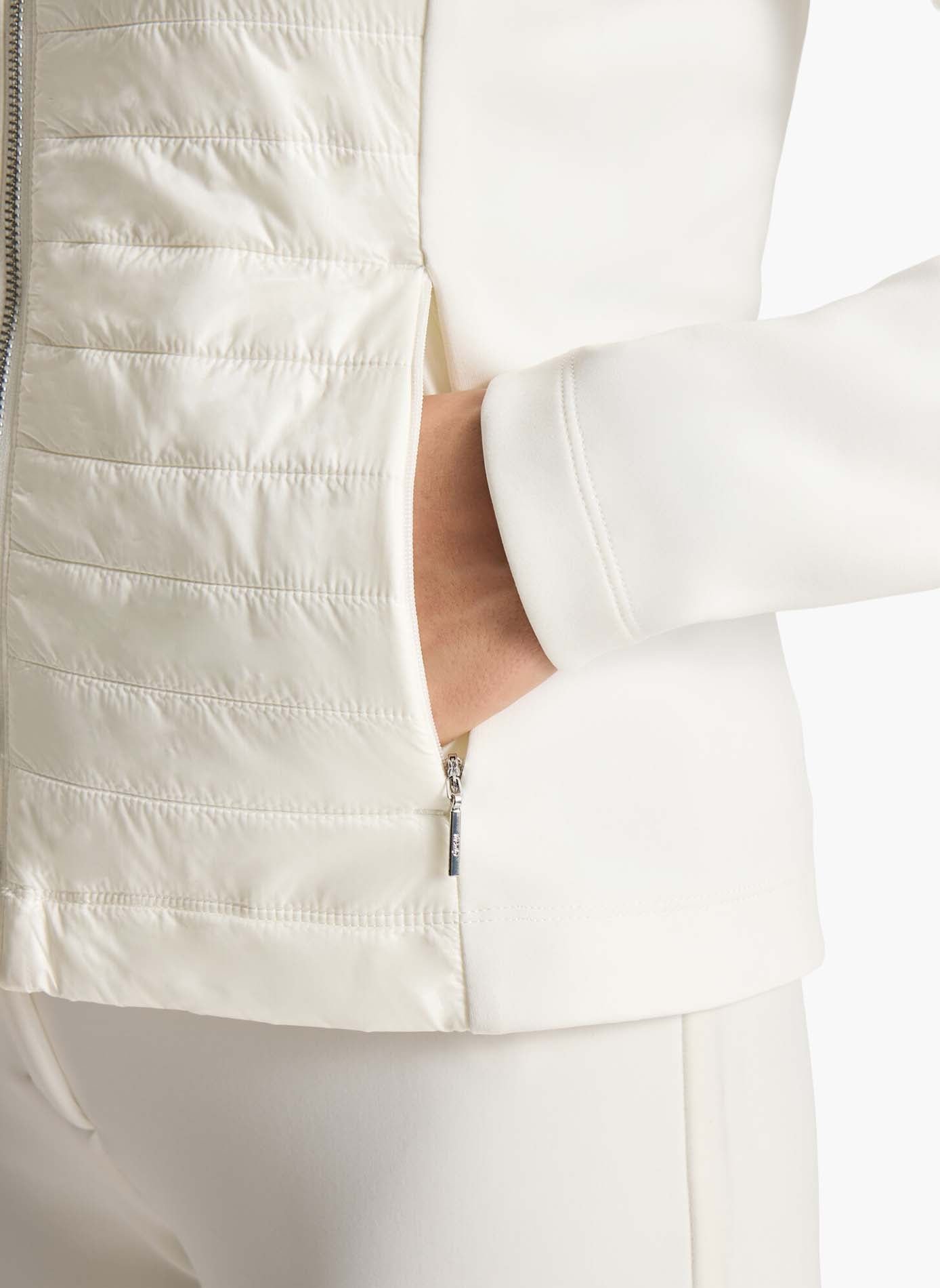 Veste technique asponita col montant coupe ajustée FUSALP Blanc