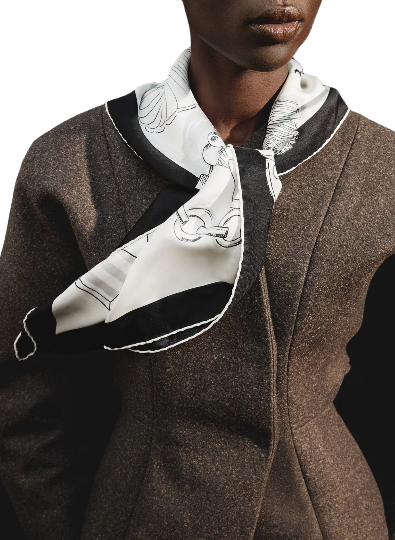 Le grand foulard Cocktail en soie JACQUEMUS Multicolour