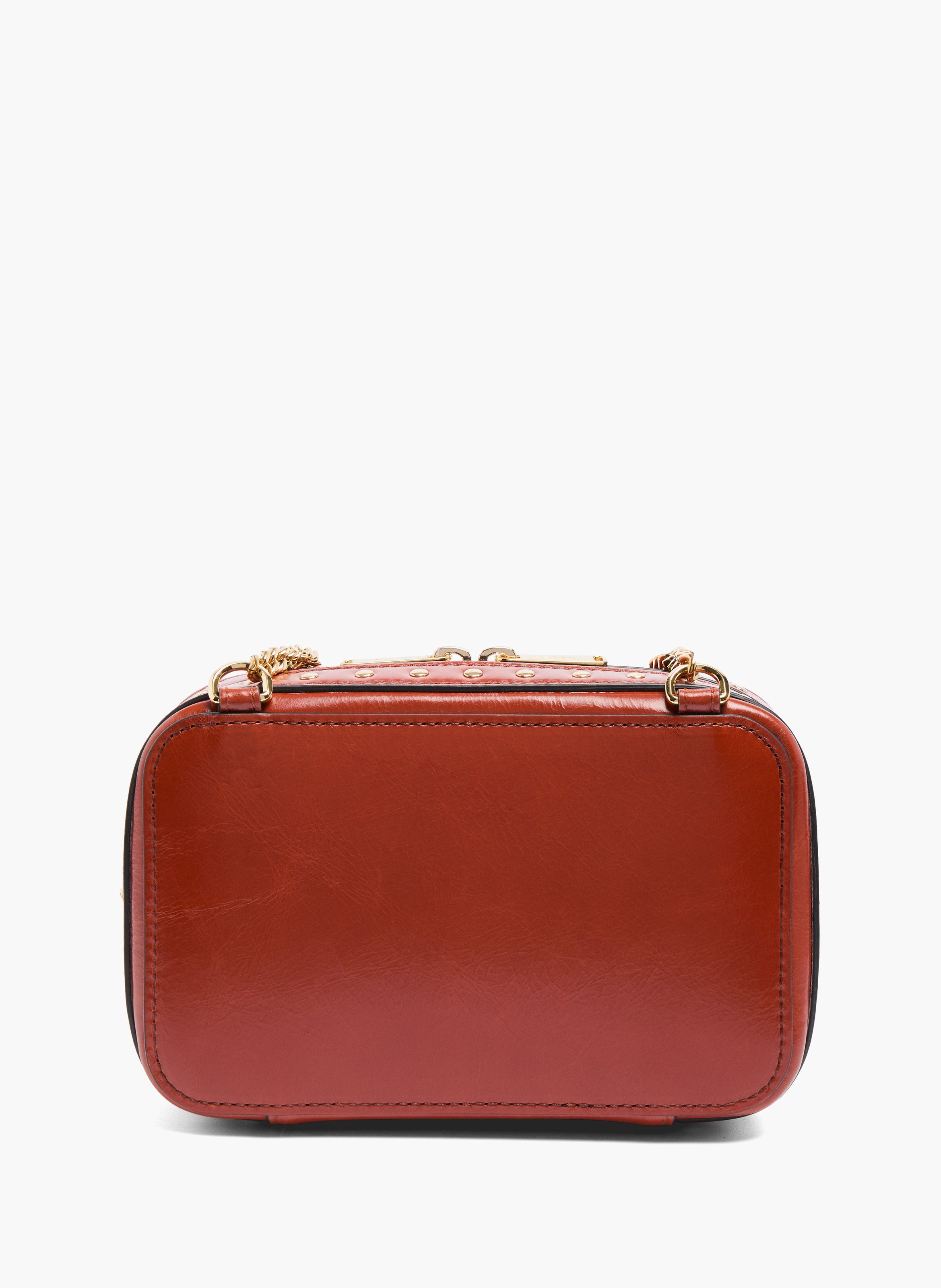 Mini sac de vanité LANCEL Rouge