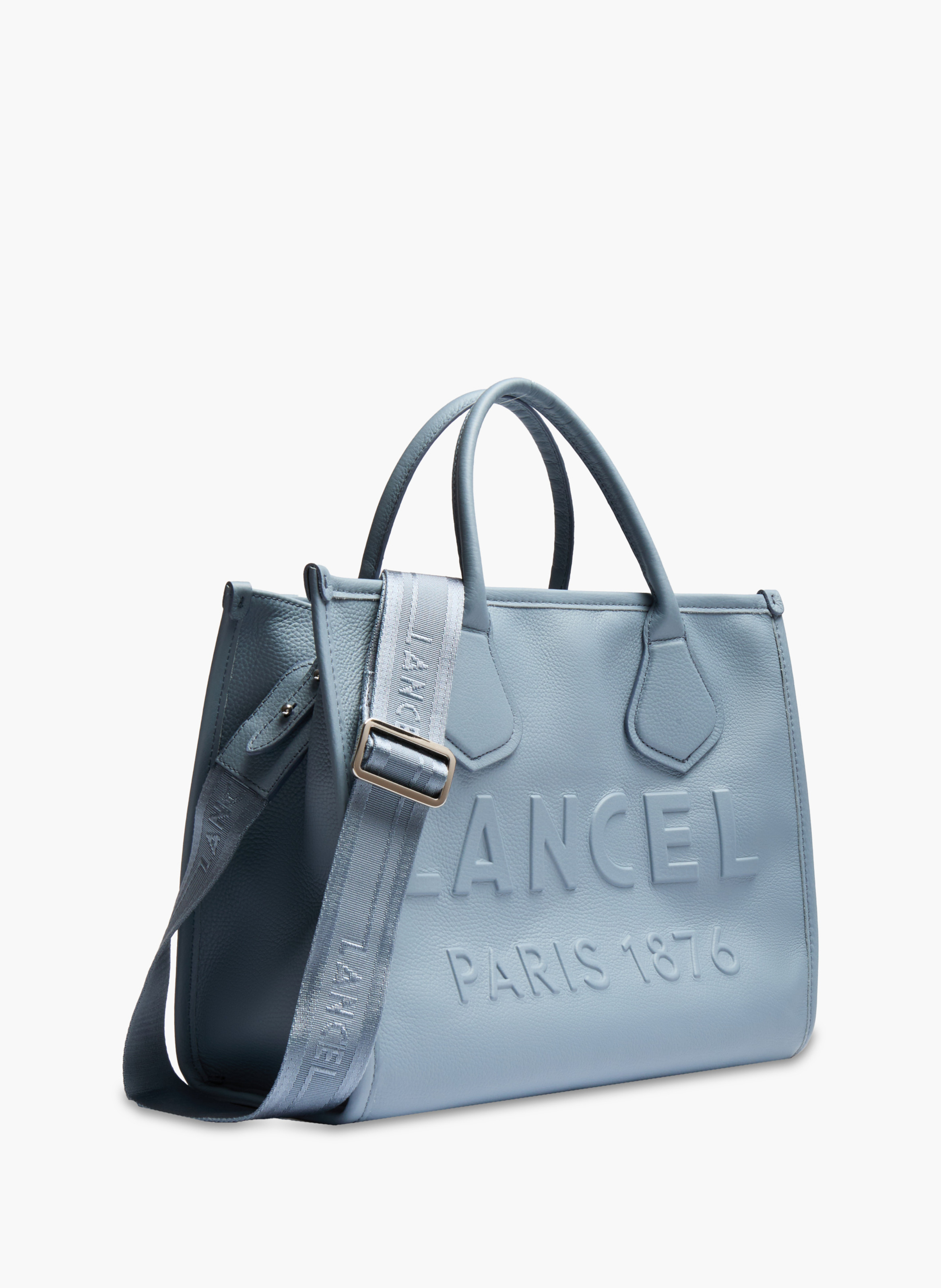 Ritstas m jour van Lancel in leer LANCEL Blauw