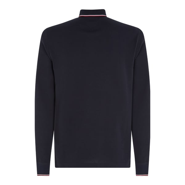 Polo manches longues en coton