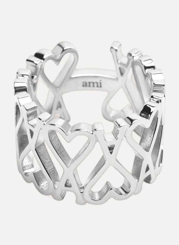 Bague ami de coeur unisexe Argent by AMI PARIS AMI PARIS Bague ami de coeur unisexe Argent