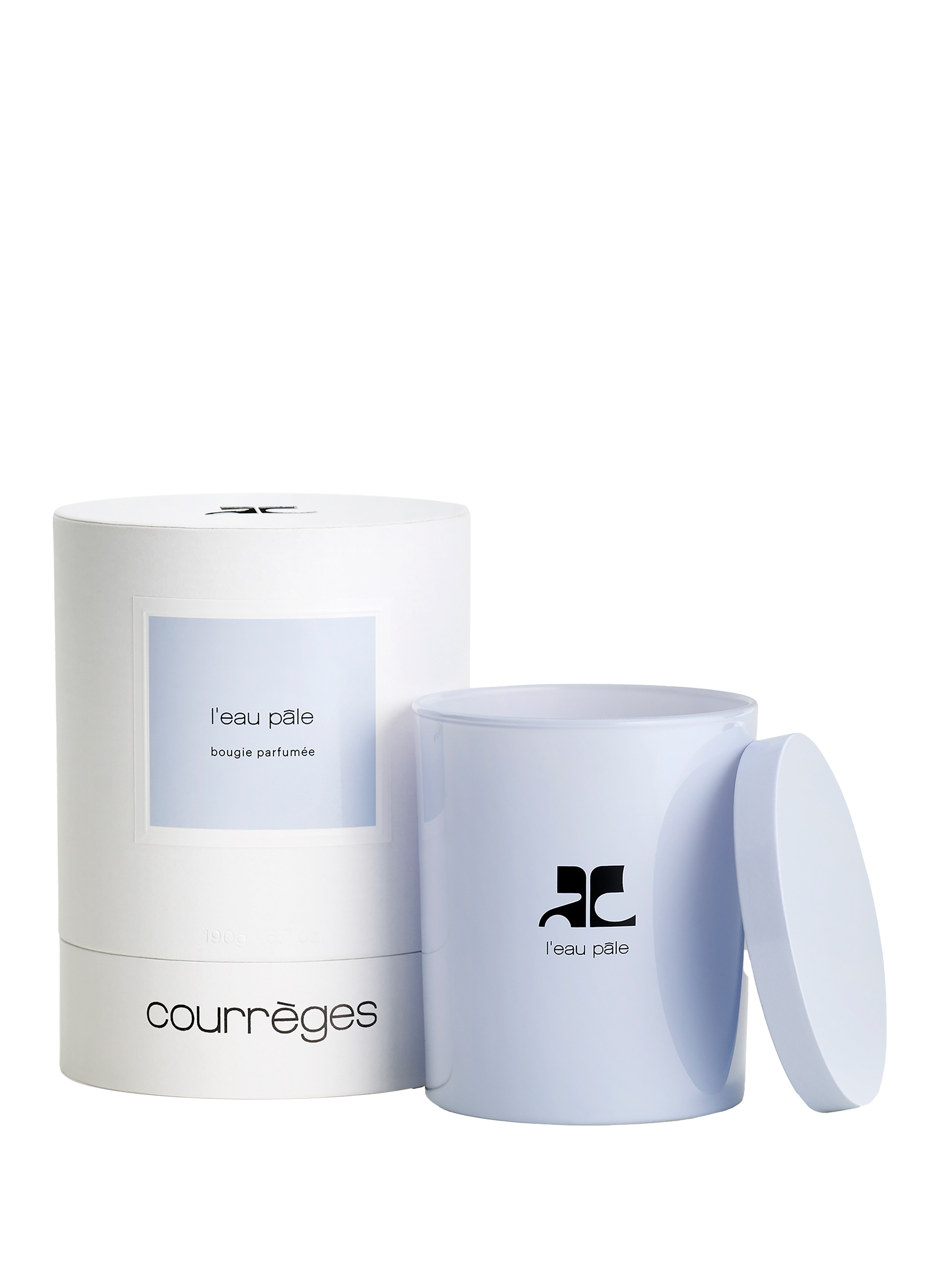 Scented candle - pale water No color