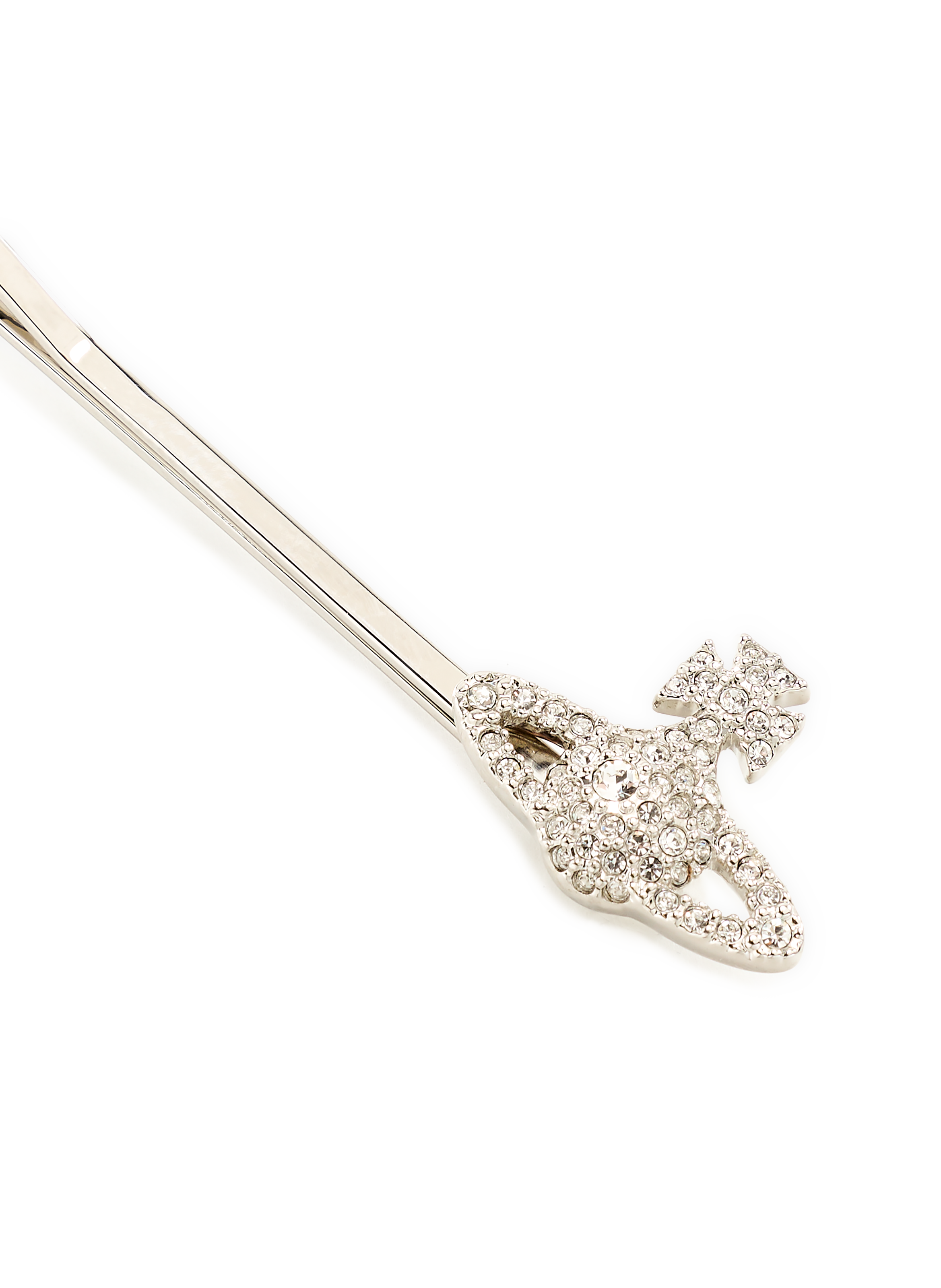 Paire de pinces à cheveux VIVIENNE WESTWOOD Argent
