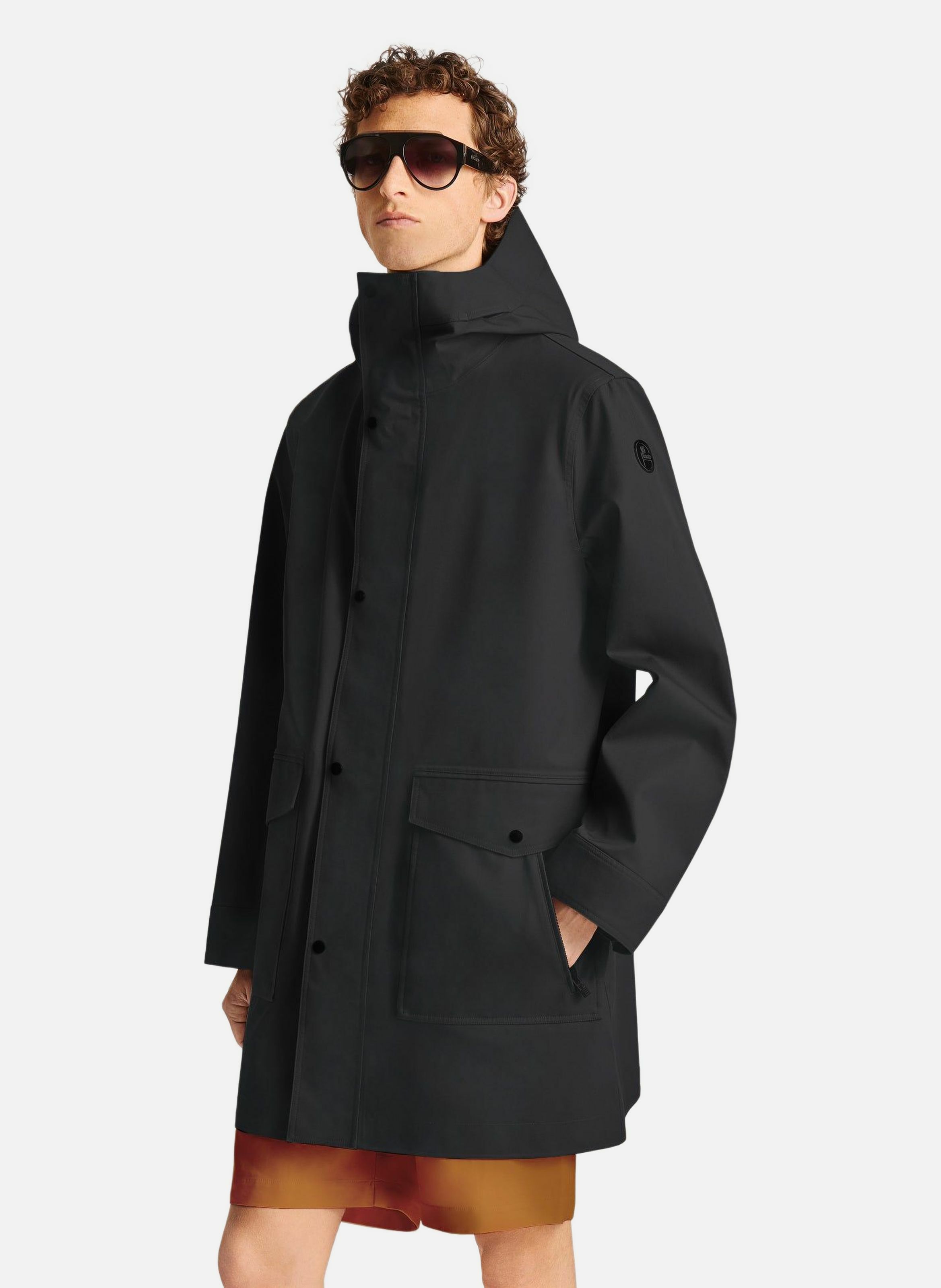 Parka edernoo col capuche coupe oversize FUSALP Bleu