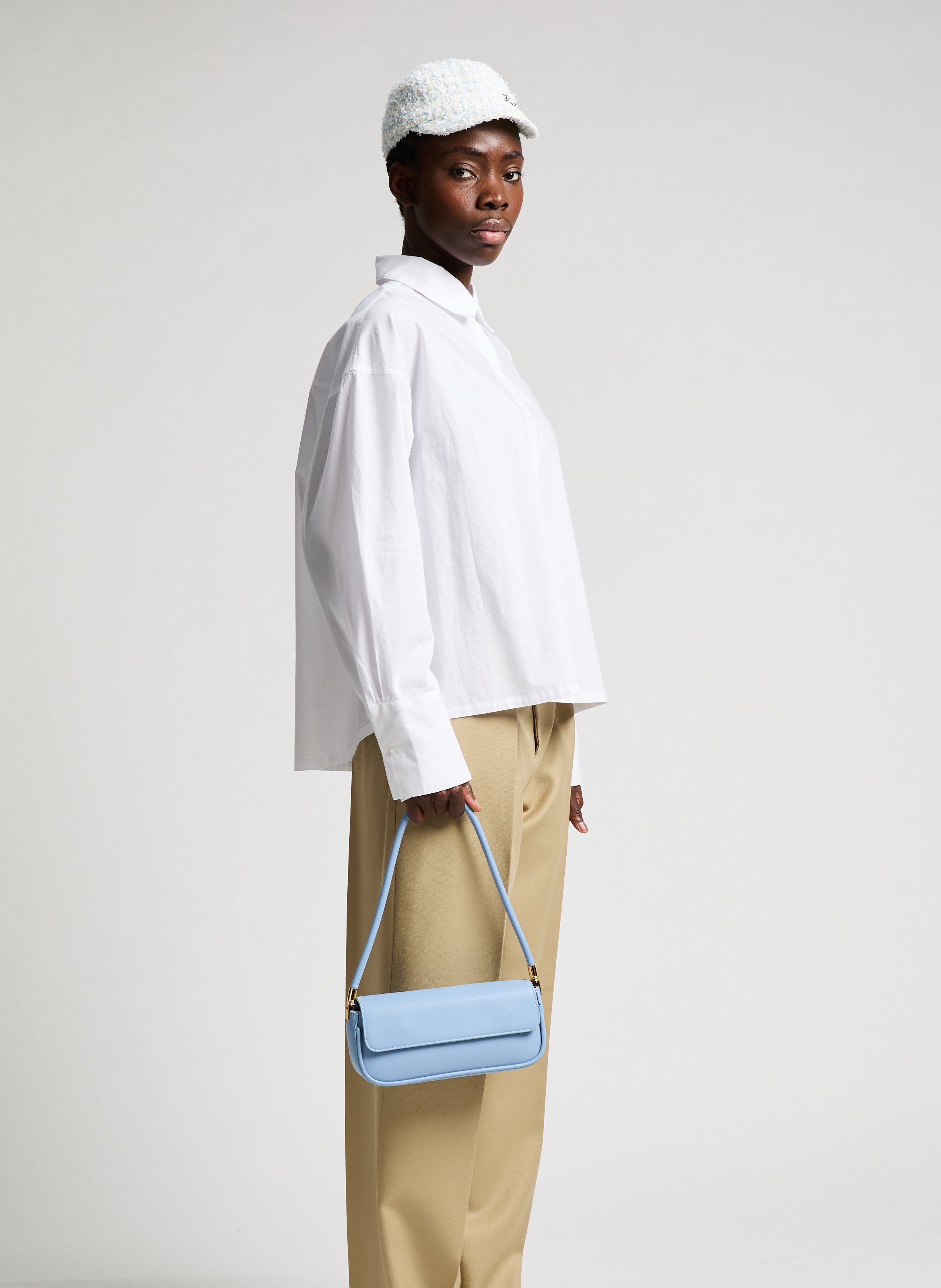 Baguette handbag  AU PRINTEMPS PARIS Blue