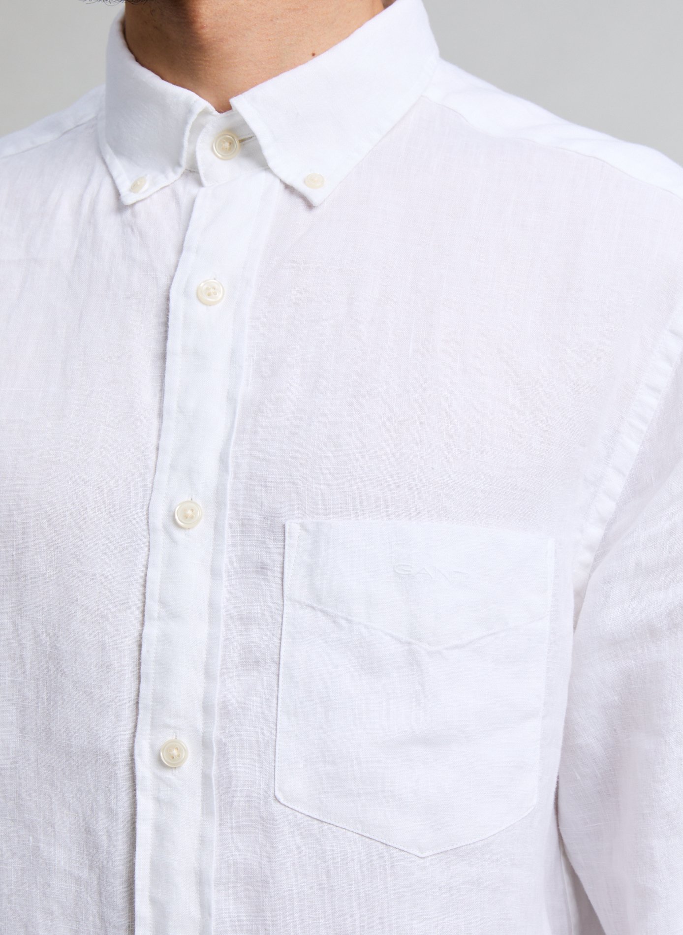 Linen shirt GANT White