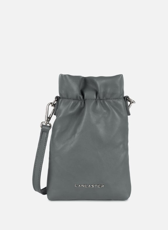 Pochette smartphone - froissé Bleu by LANCASTER LANCASTER Pochette smartphone - froissé Bleu