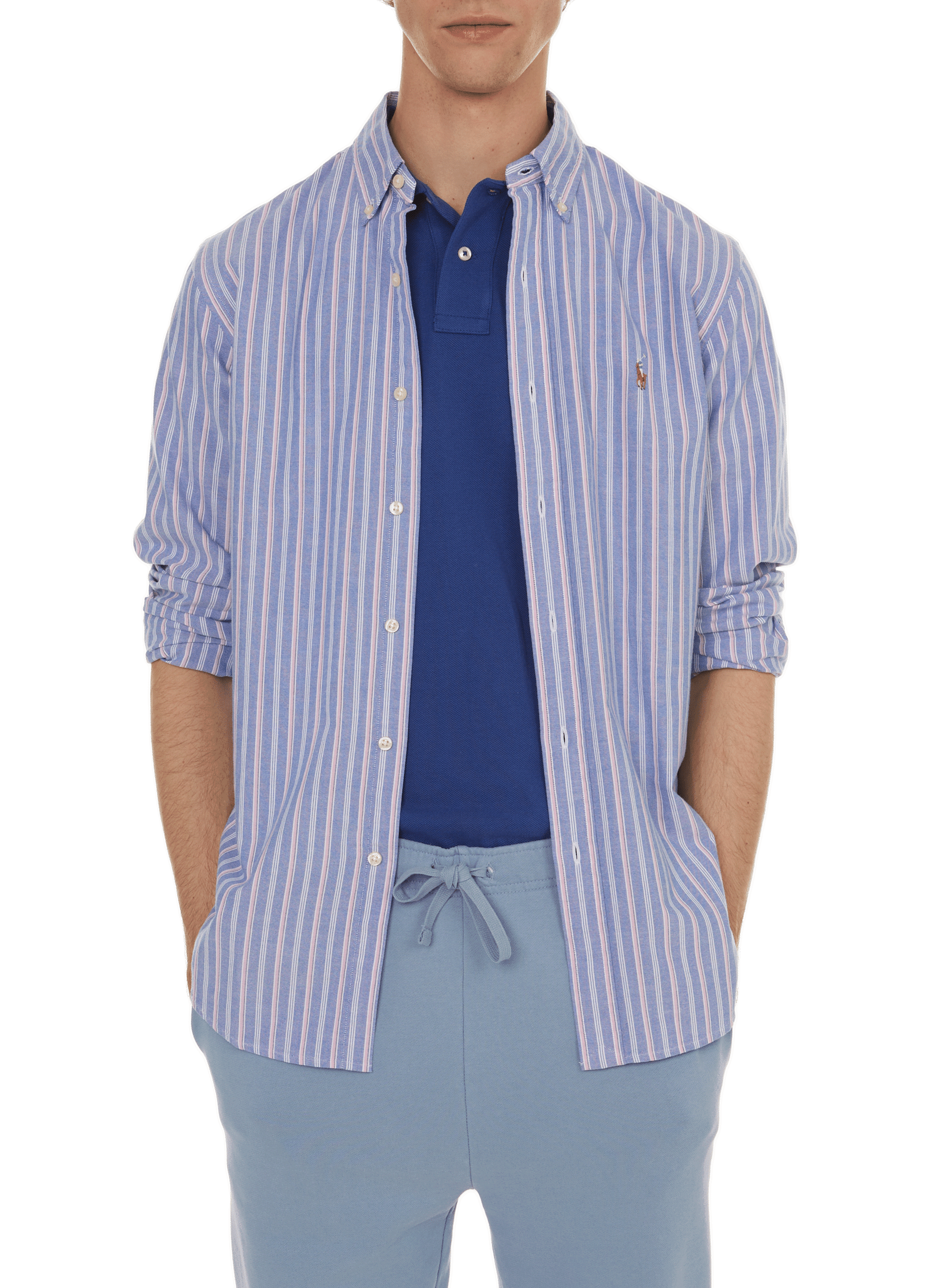 POLO RALPH LAUREN Chemise à rayures en coton Multicolore