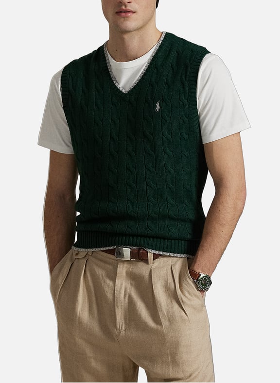 Pull sans manches Vert by POLO RALPH LAUREN POLO RALPH LAUREN Pull sans manches Vert