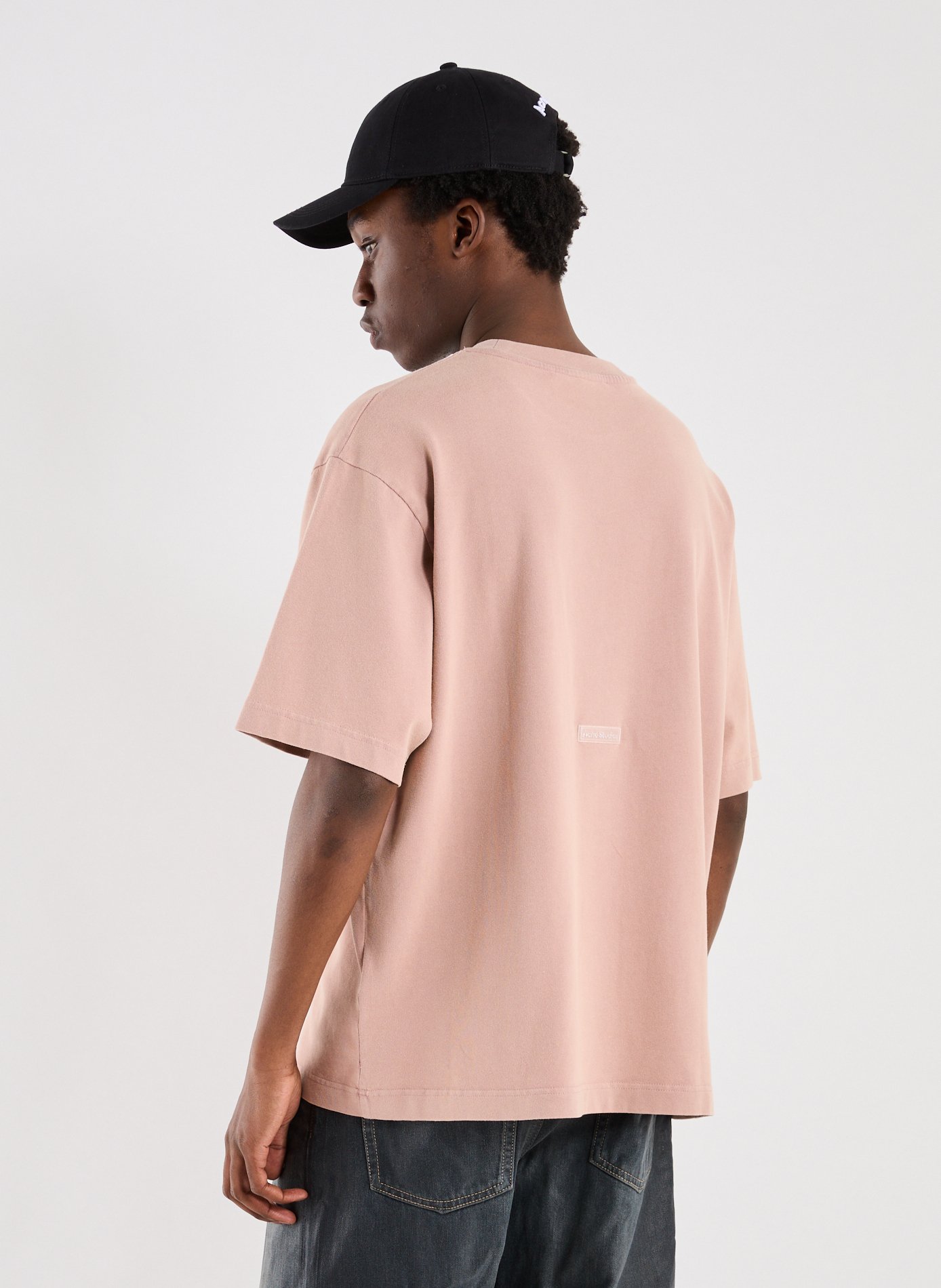 T-shirt en coton ACNE STUDIOS Rose