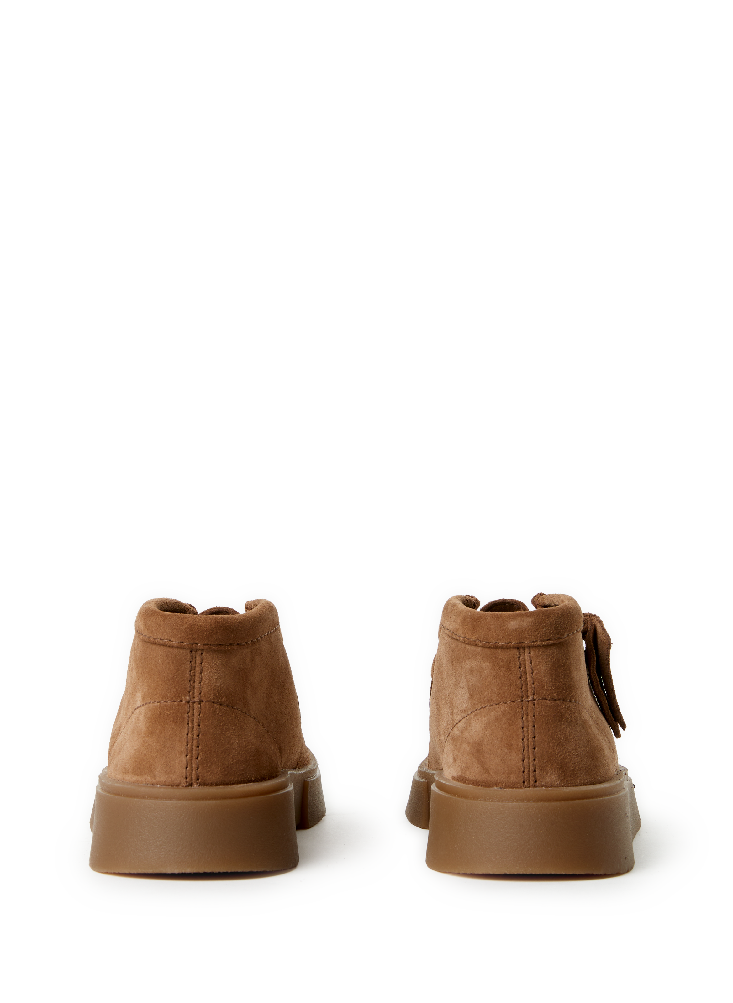 Calfskin leather lace-up loafers CLARKS Brown