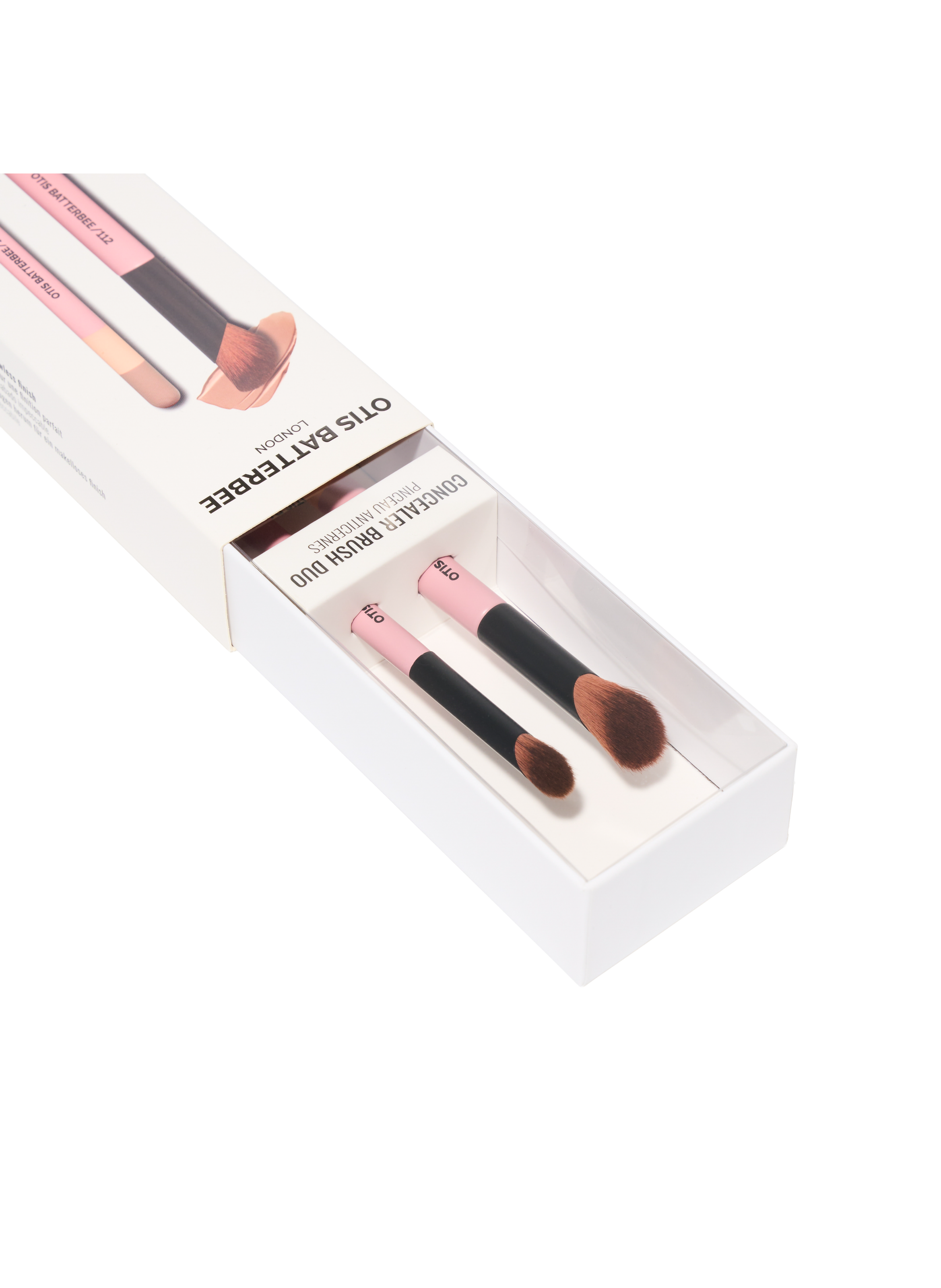 Duo of concealer brushes OTIS BATTERBEE Pink