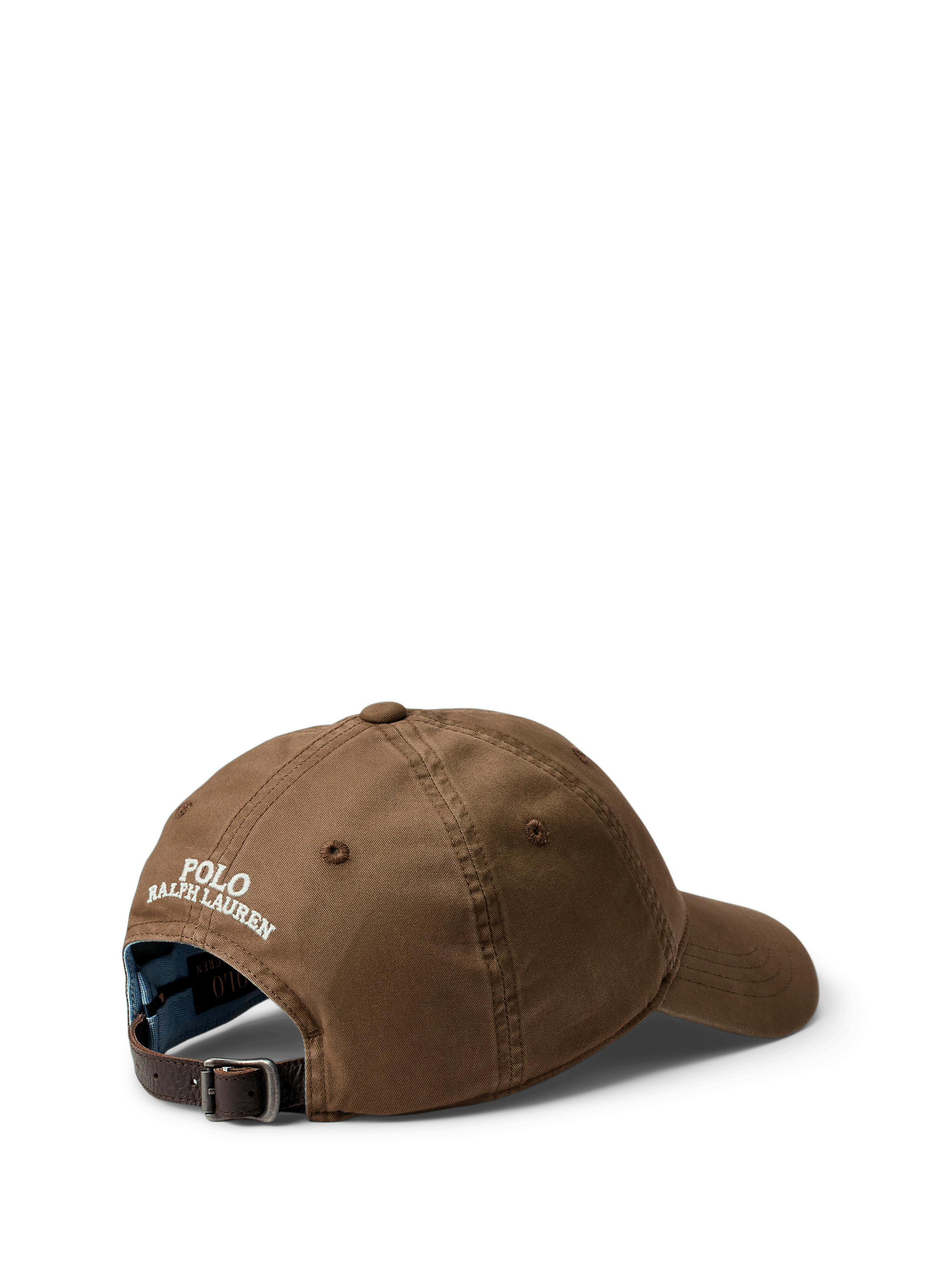 Cap with logo pattern POLO RALPH LAUREN Brown