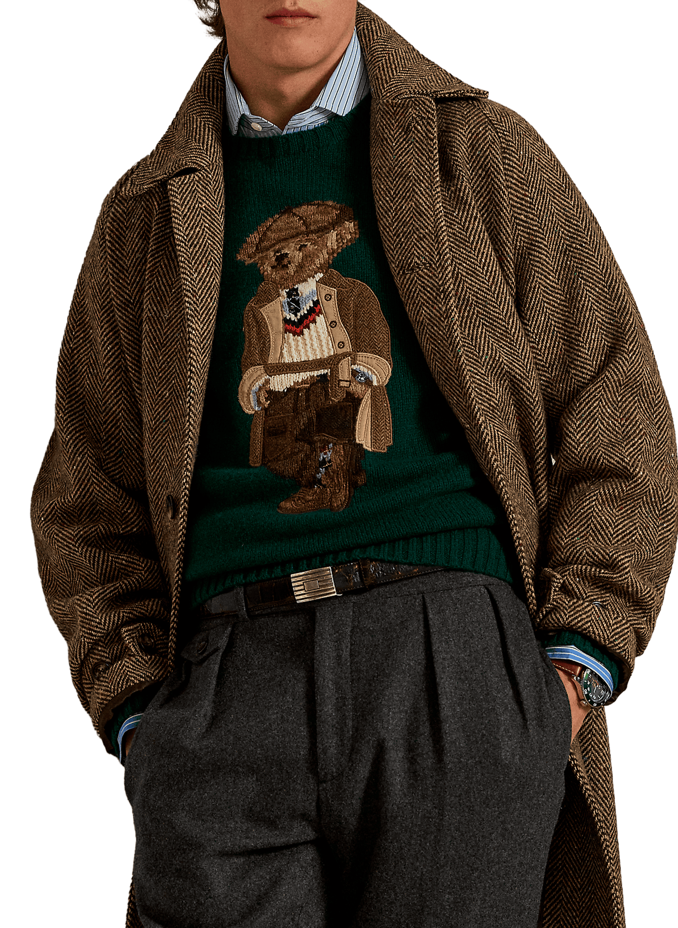  Round-neck wool jumper POLO RALPH LAUREN Green