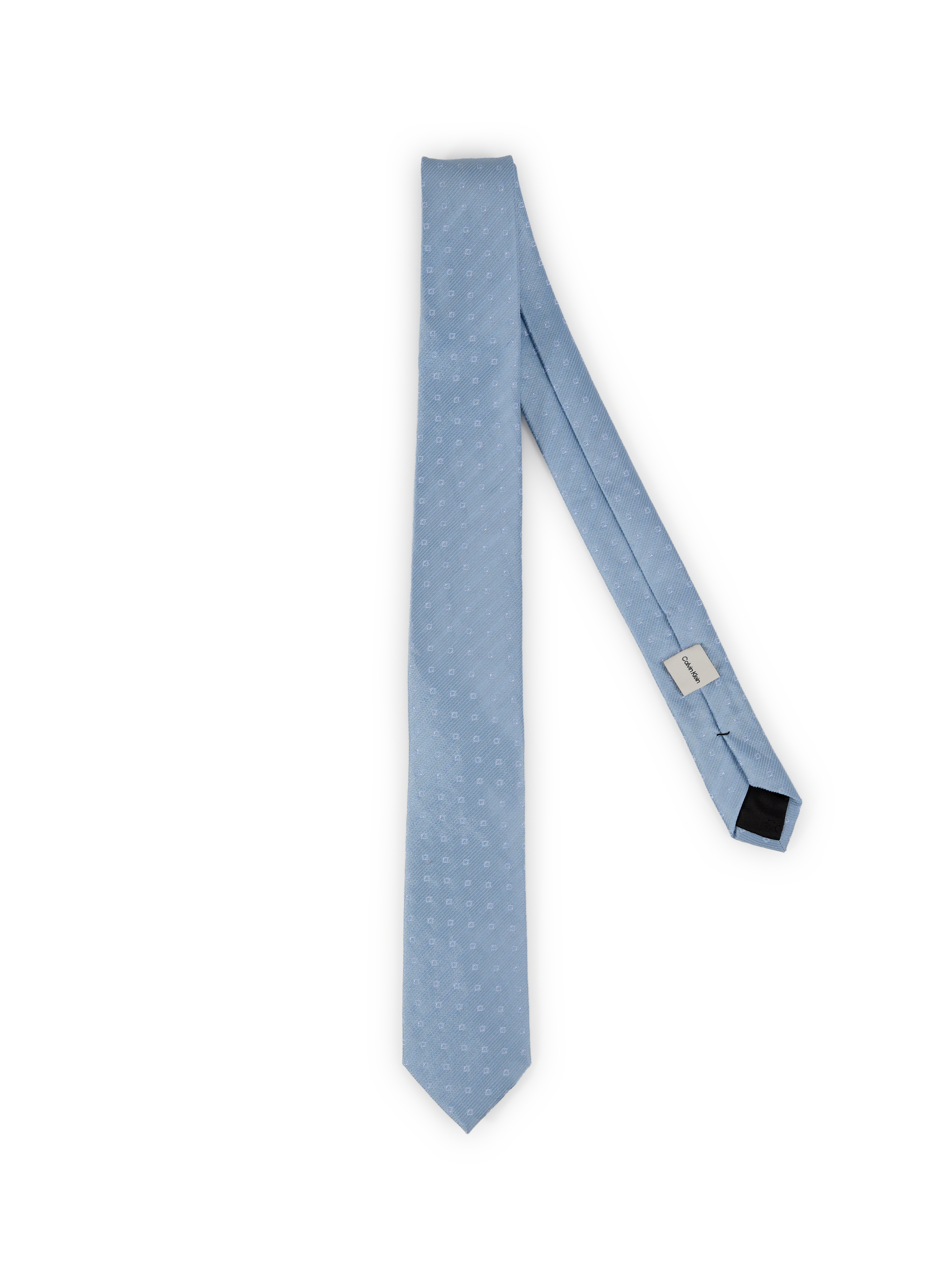 CALVIN KLEIN Printed tie Blue