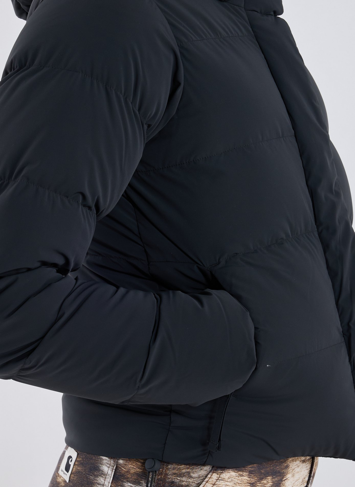 Short hooded puffer jacket Amaze Puff COLUMBIA Black
