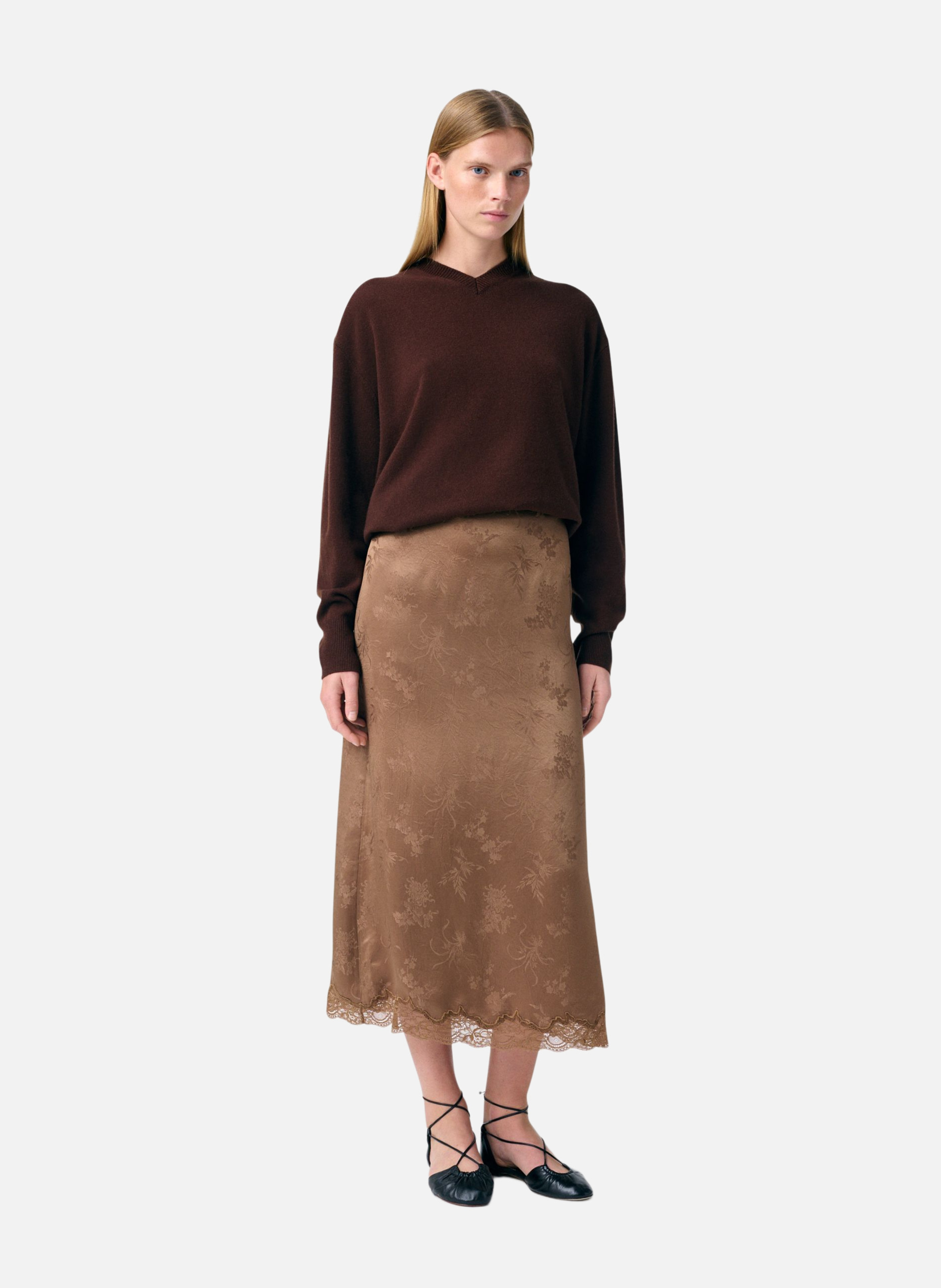 Jupe geraldina VANESSA BRUNO Marron