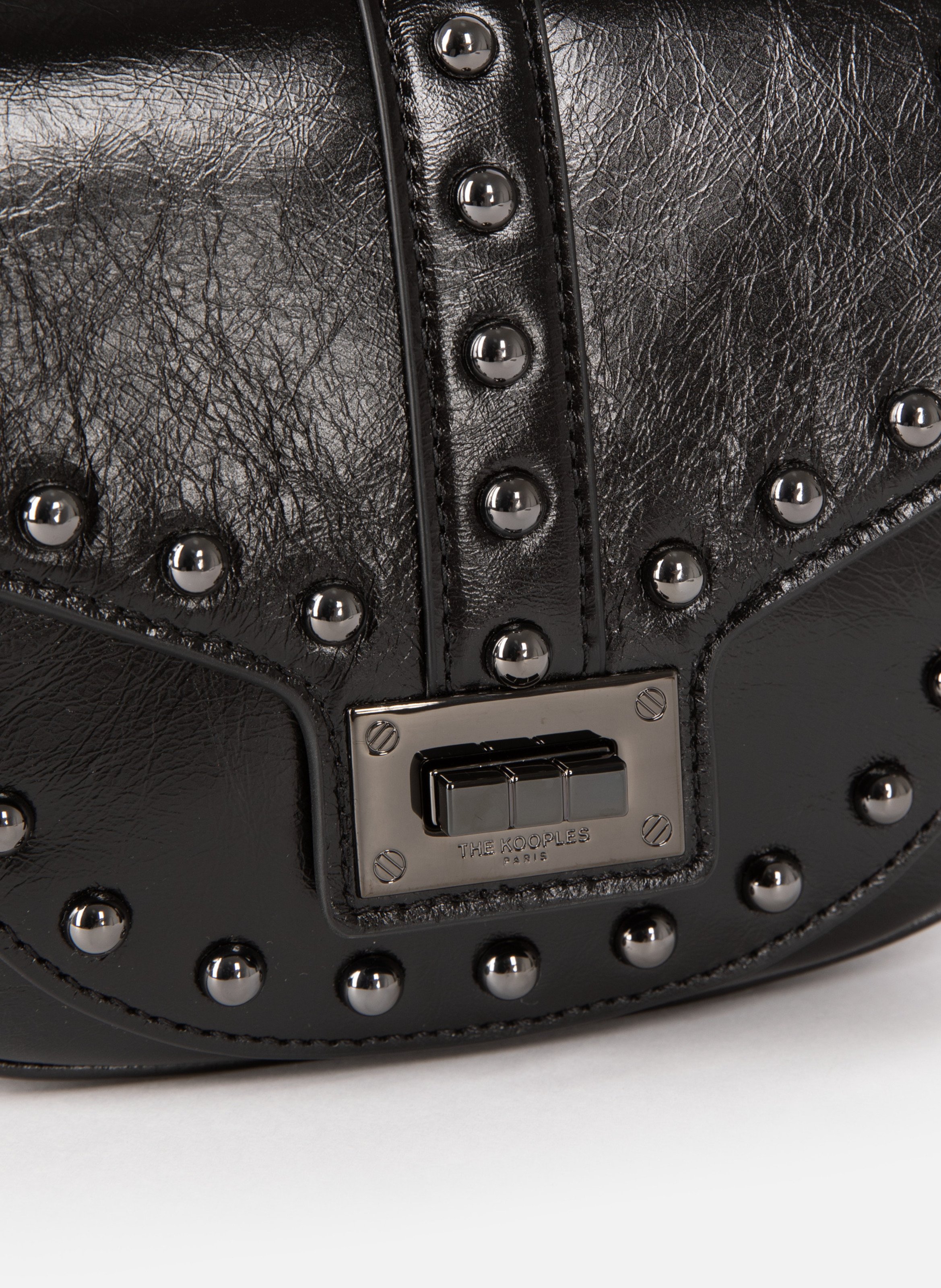 Sac emily arrondi à studs THE KOOPLES Noir