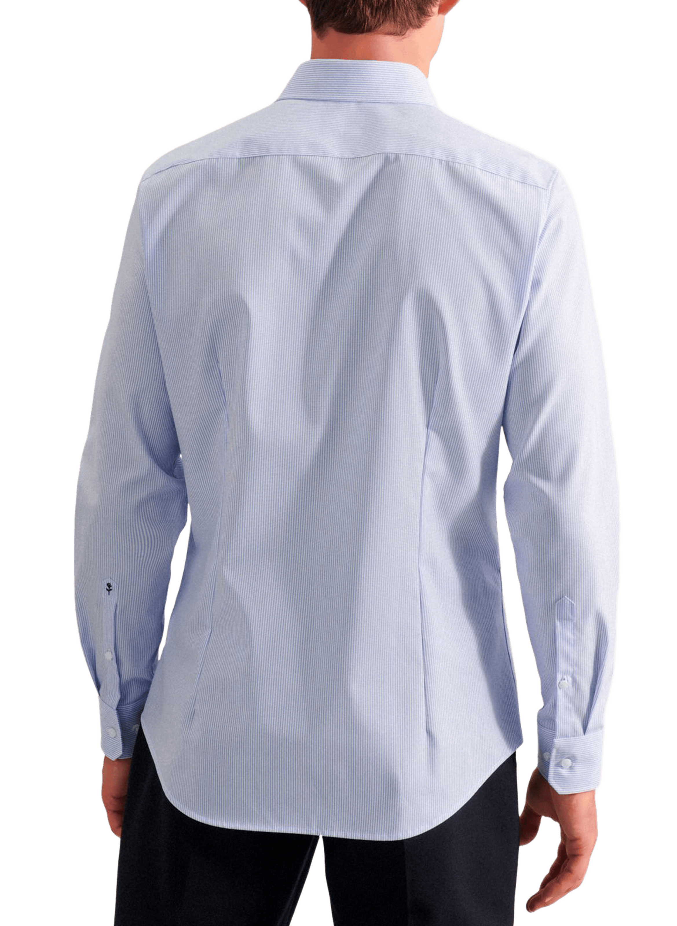 Kent-collar striped shirt SEIDENSTICKER Blue