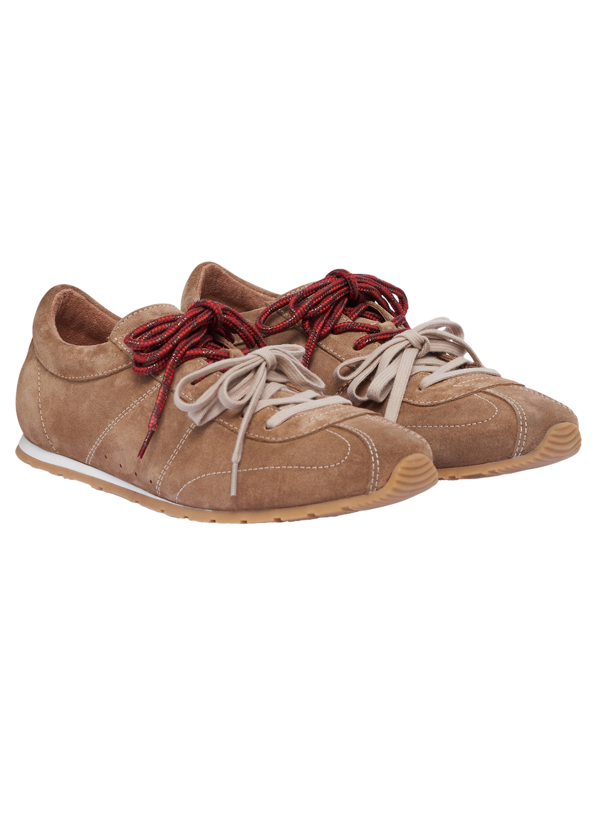 Sneakers en cuir velours - achille PABLO Marron