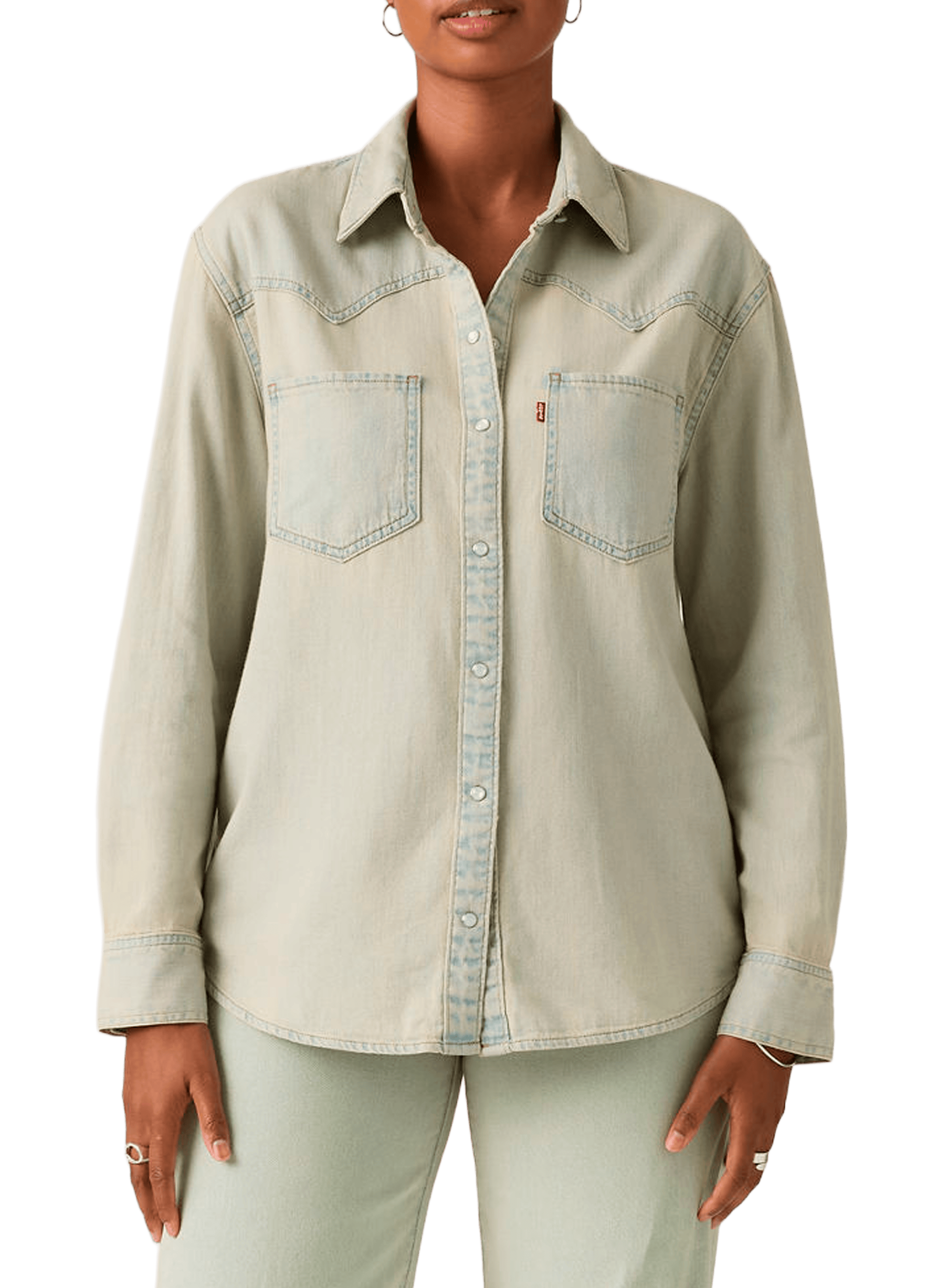 Teodora Western Cotton Shirt LEVI'S Blue