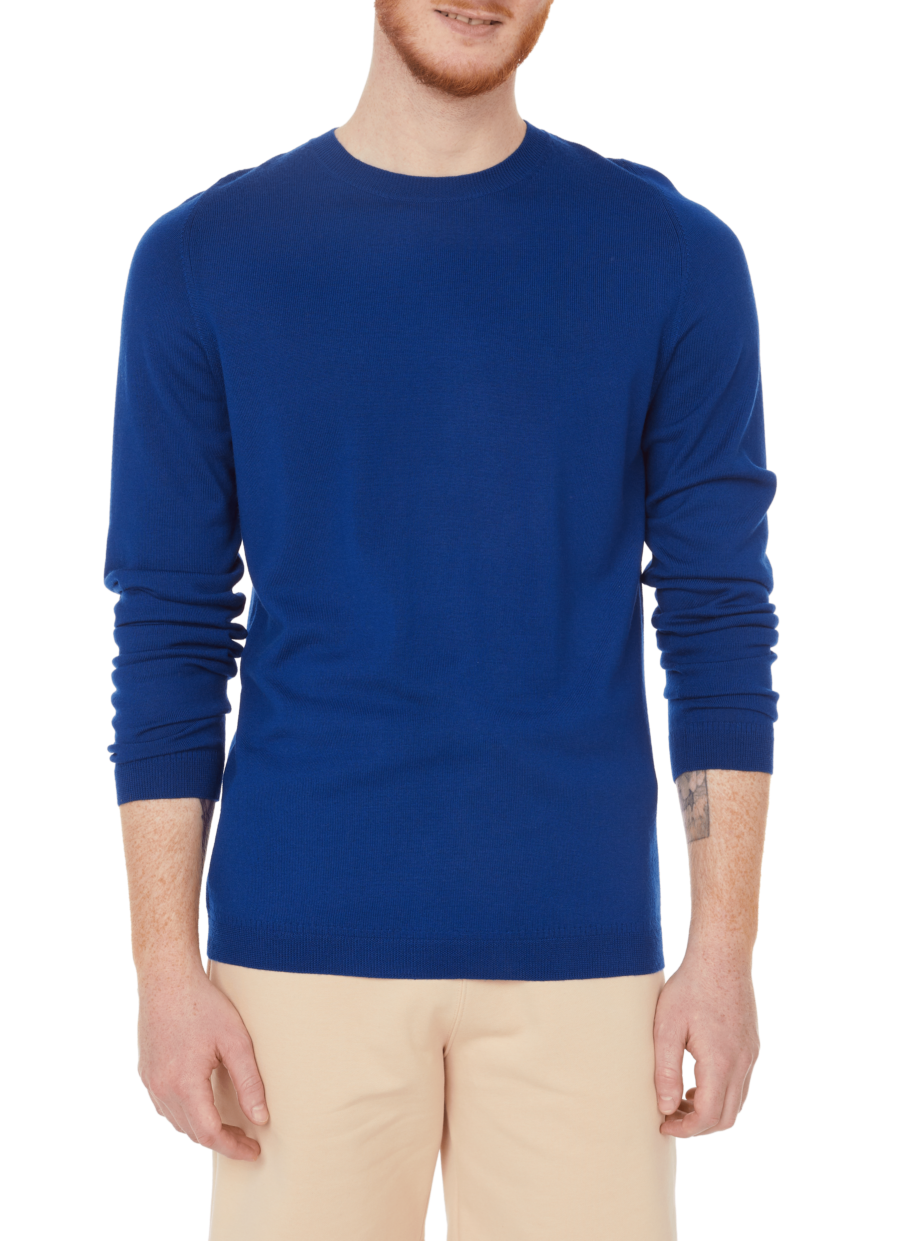 Pull en laine mérinos Flex AU PRINTEMPS PARIS Bleu