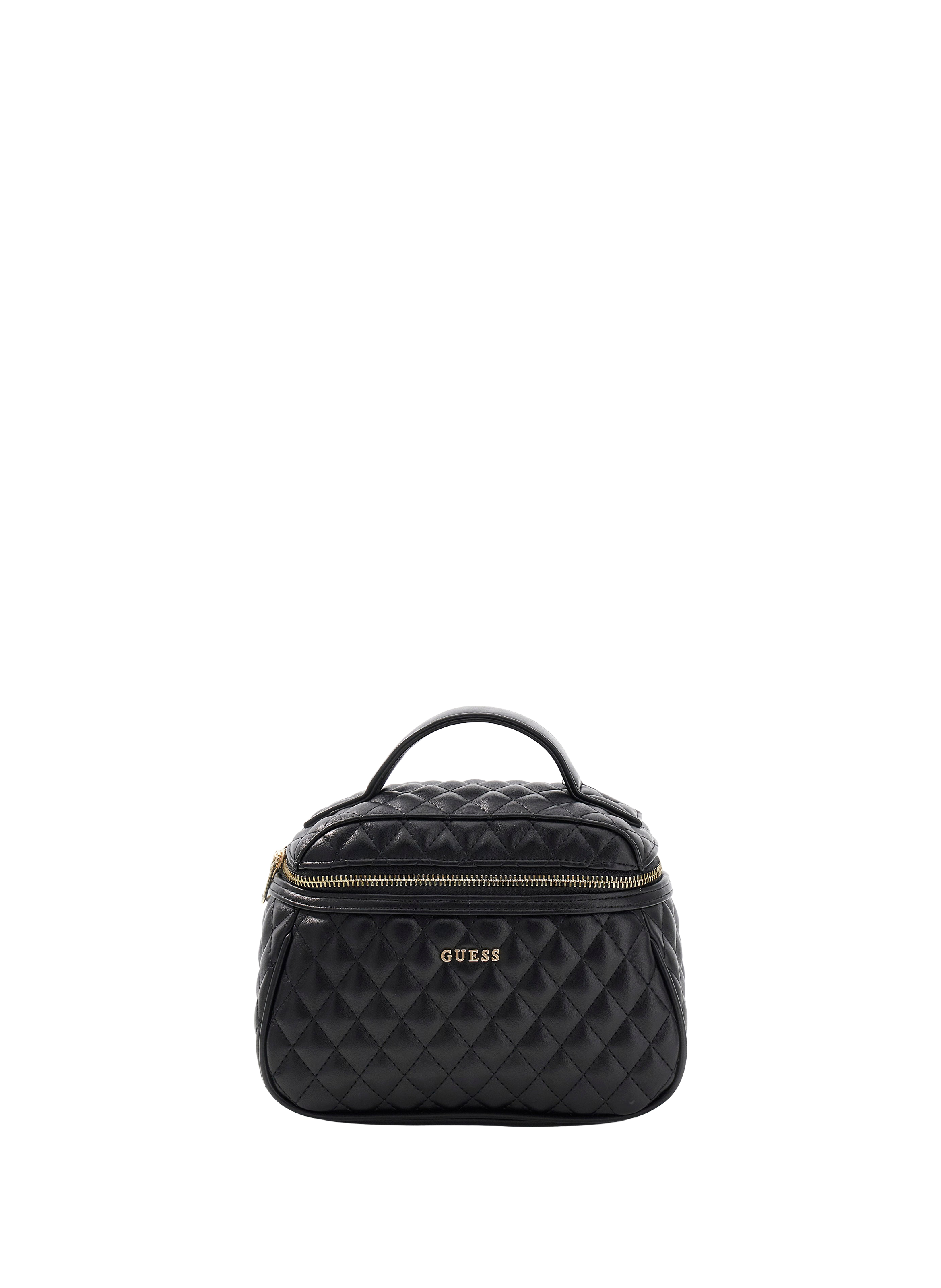 Quilted toiletry bag GUESS Black