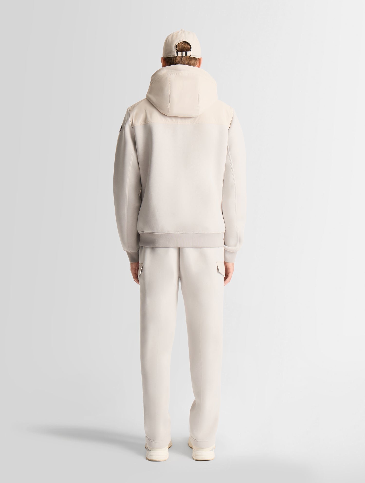 Blouson cimarag col capuche coupe regular FUSALP Blanc