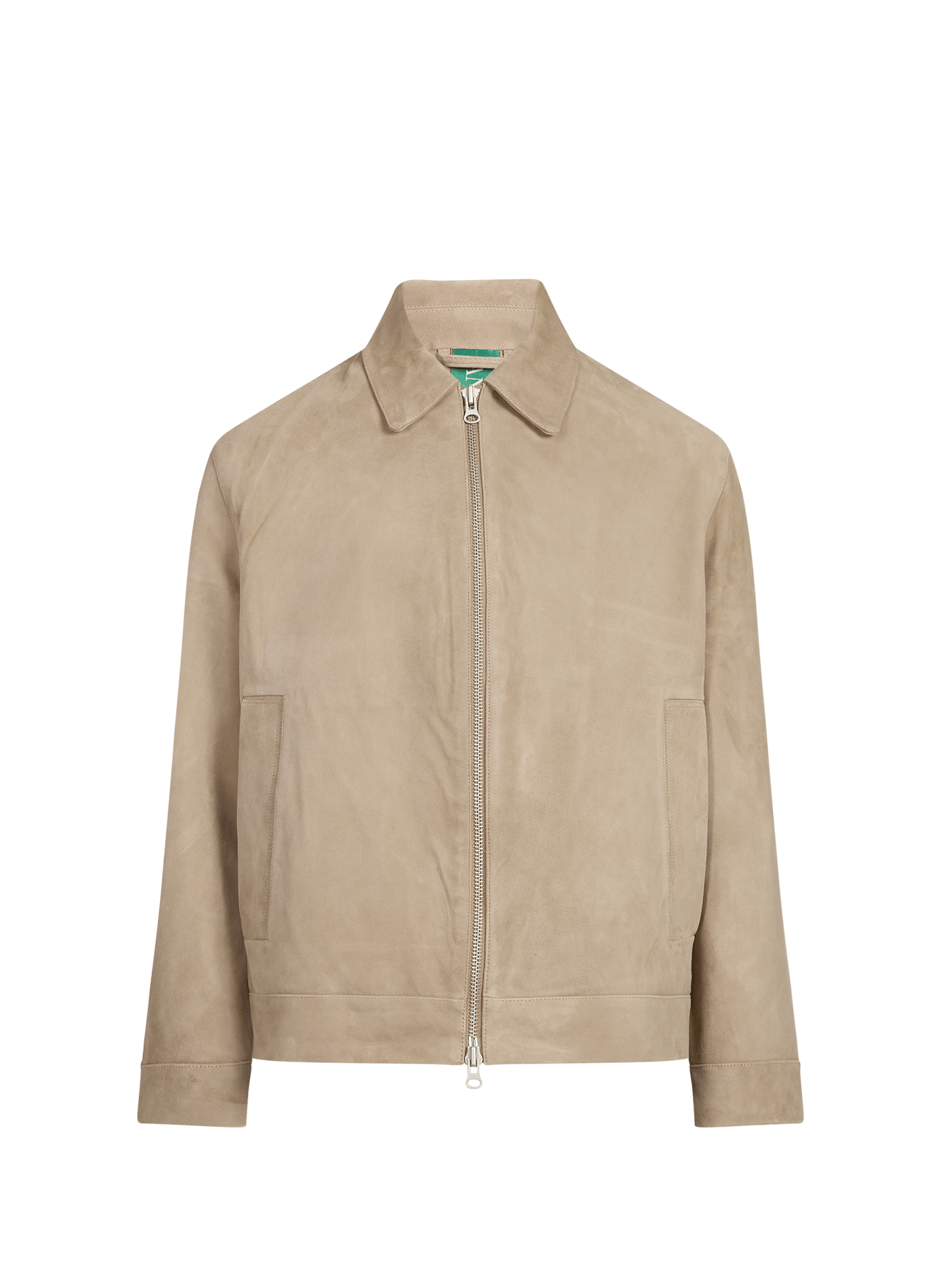 Veste en daim col classique ANNARR Beige