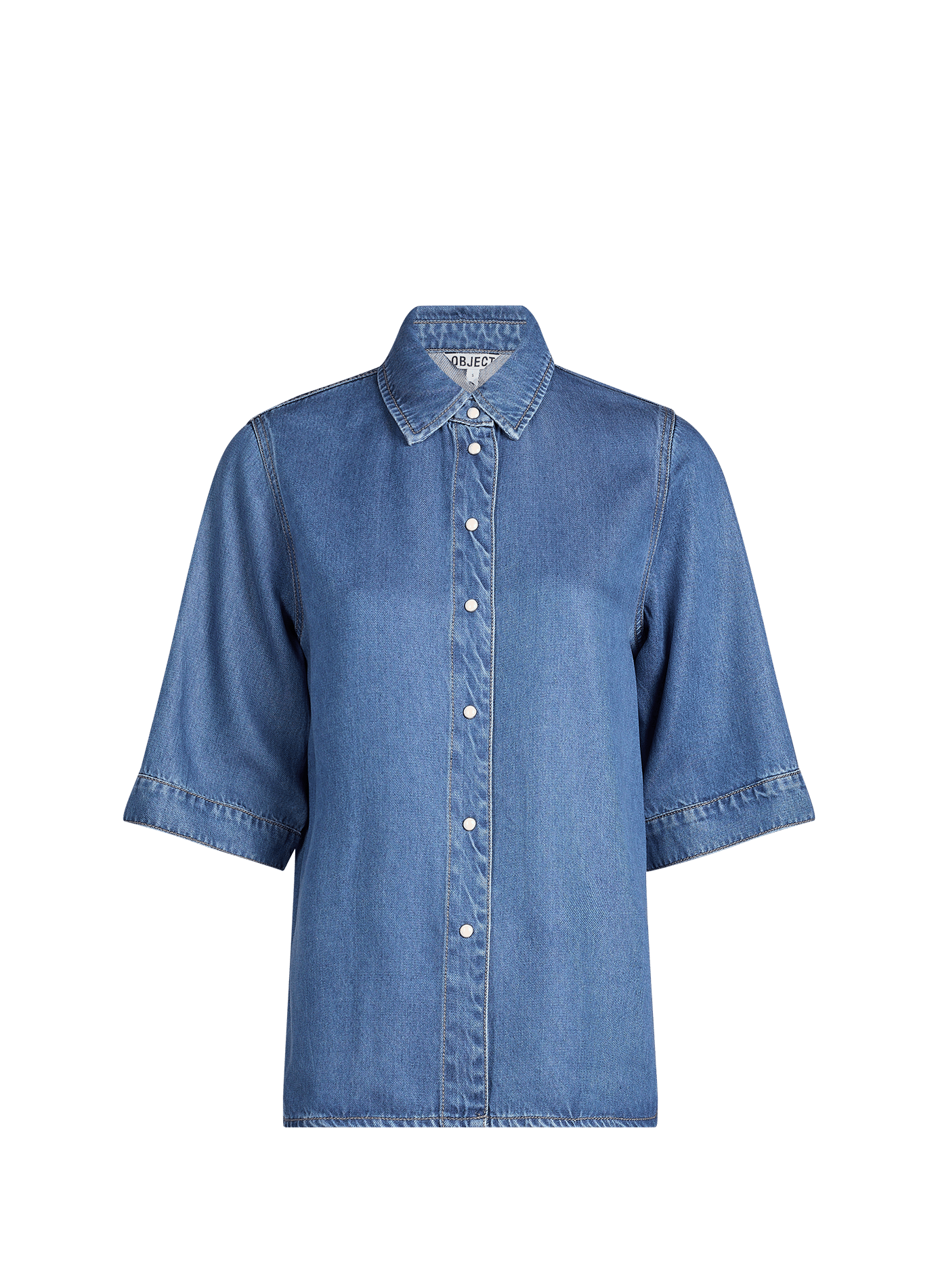 Chemise en jeans  OBJECT Bleu