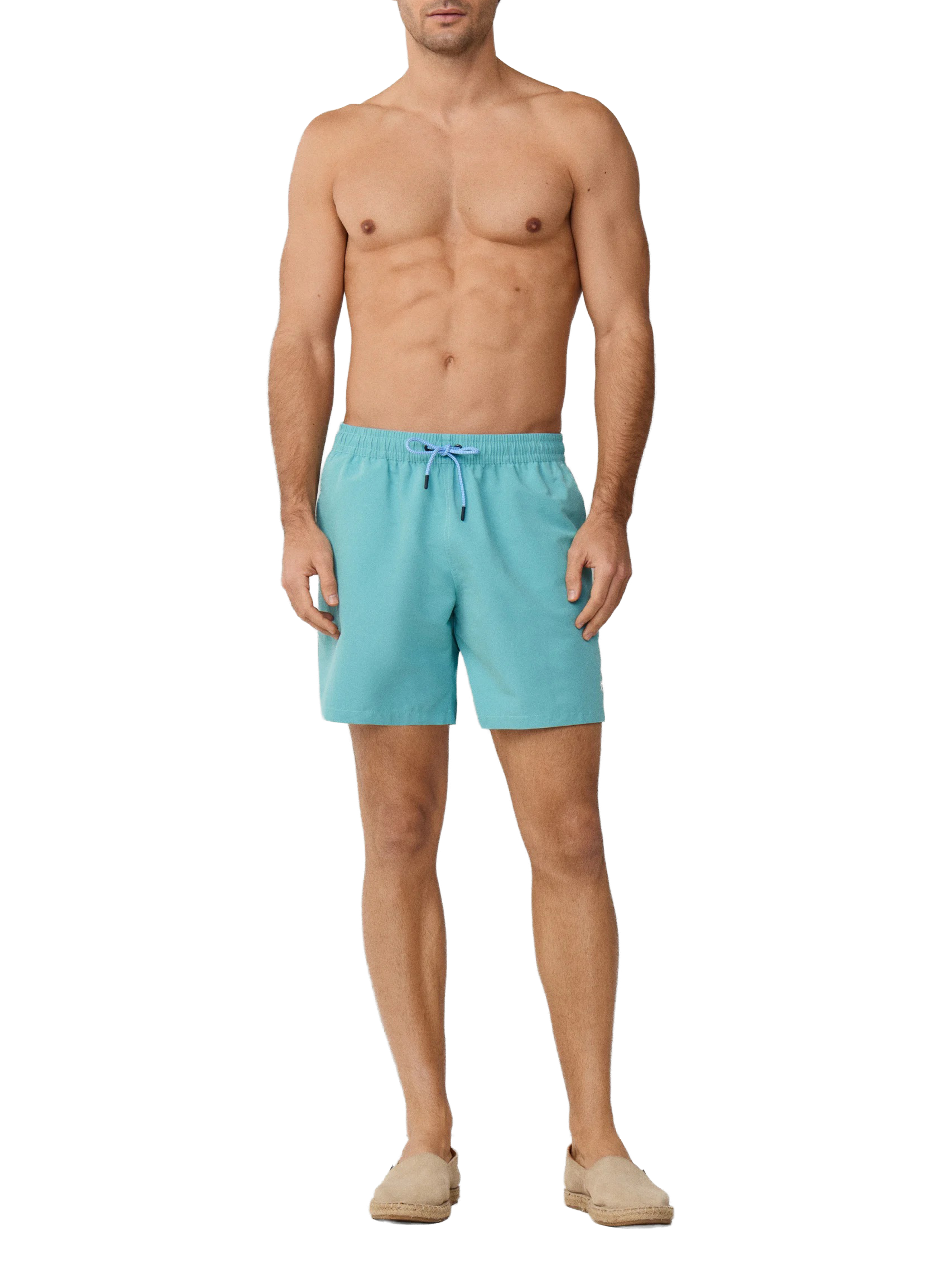 Short de bain uni HACKETT Vert