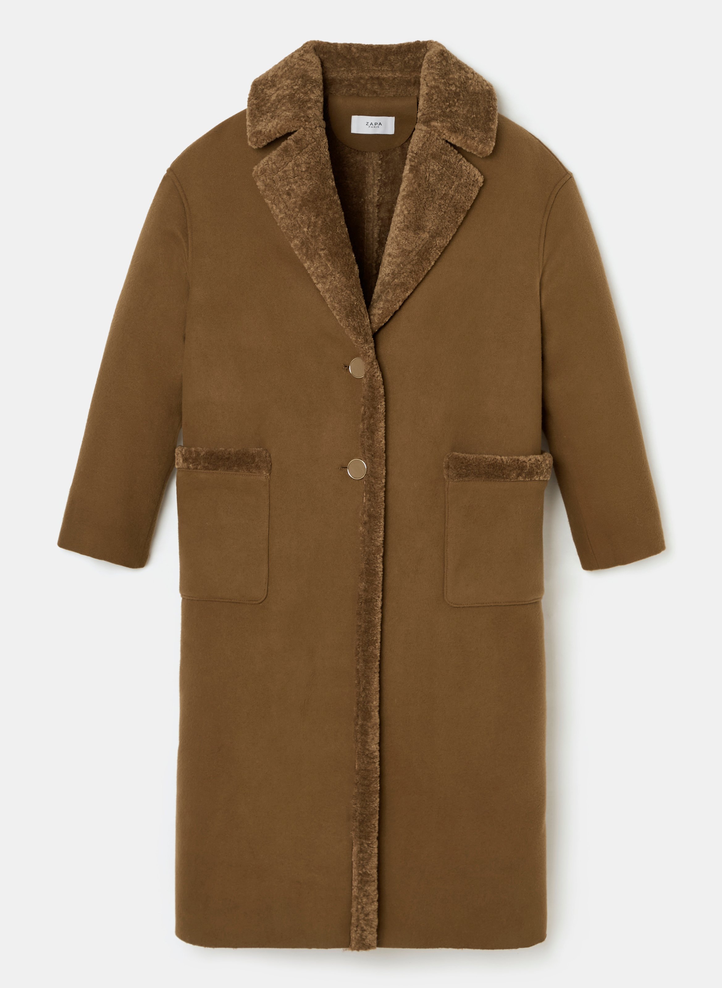 Manteau  myrthe ZAPA Marron