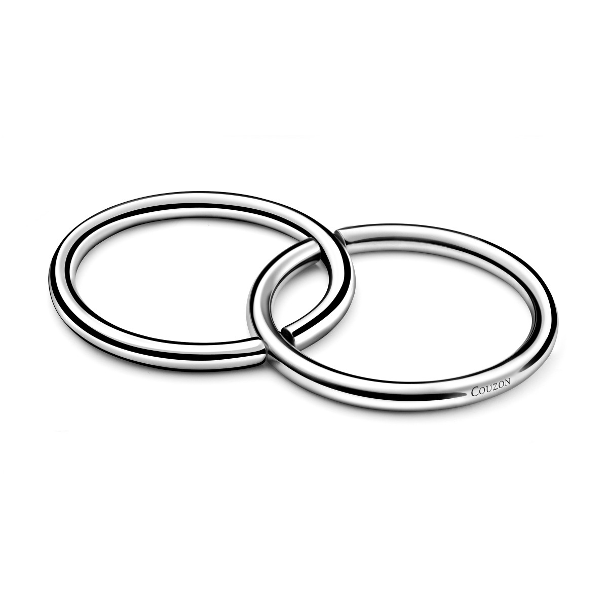 Duo - dessous de plat anneaux COUZON Argent