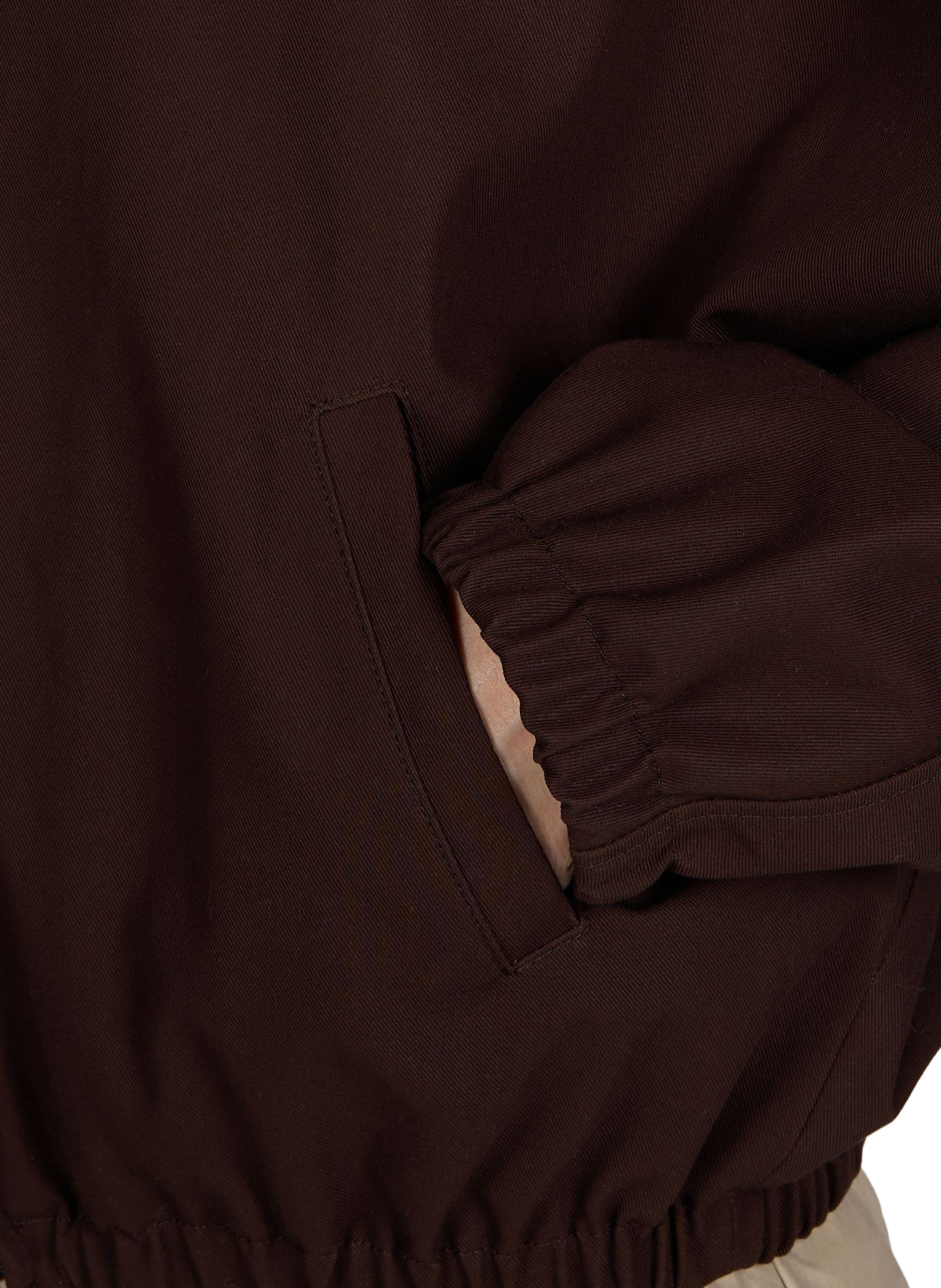 Veste bomber ample en coton mélangé COURRÈGES Marron
