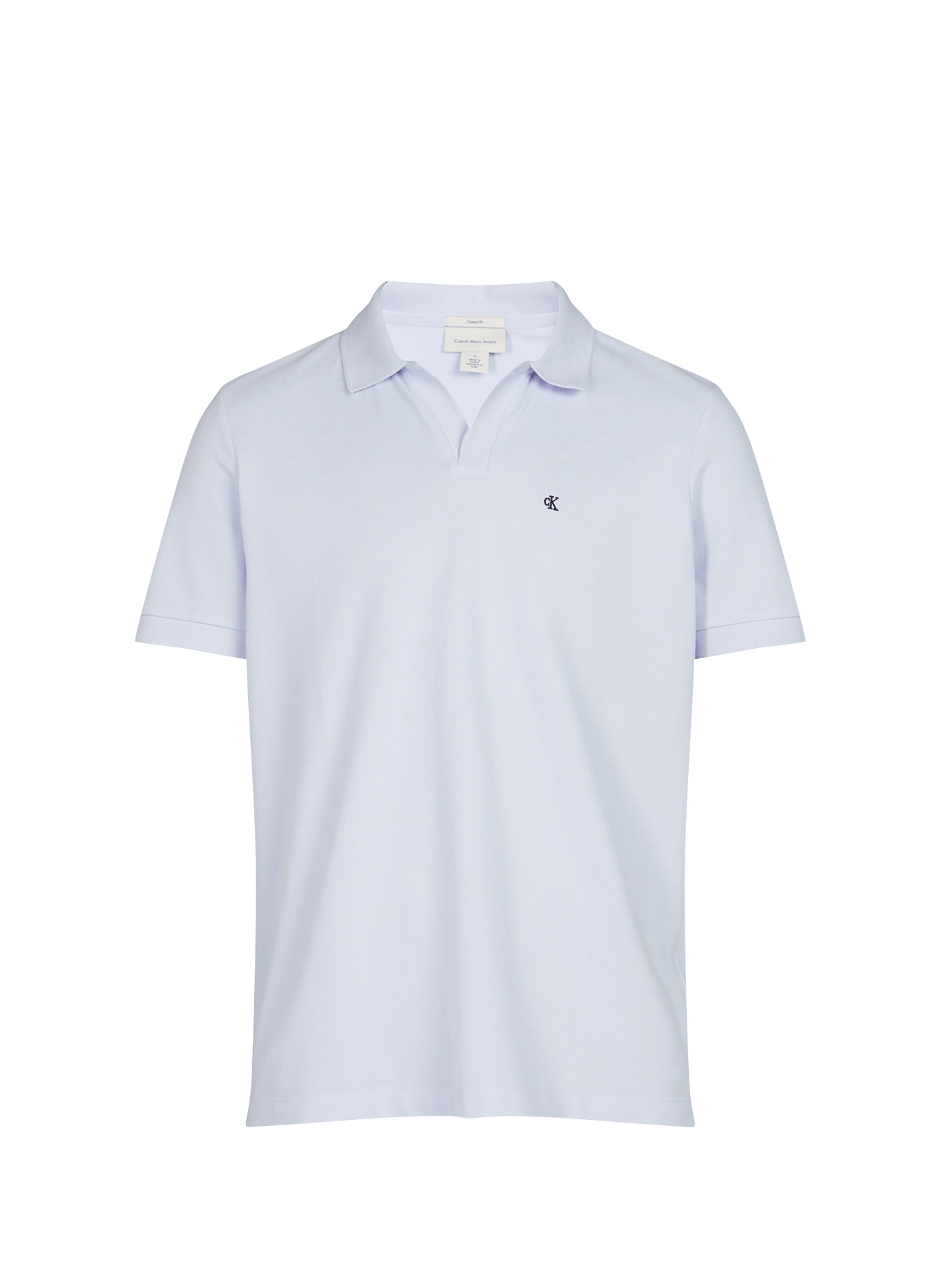 Piqué cotton polo CALVIN KLEIN Blue