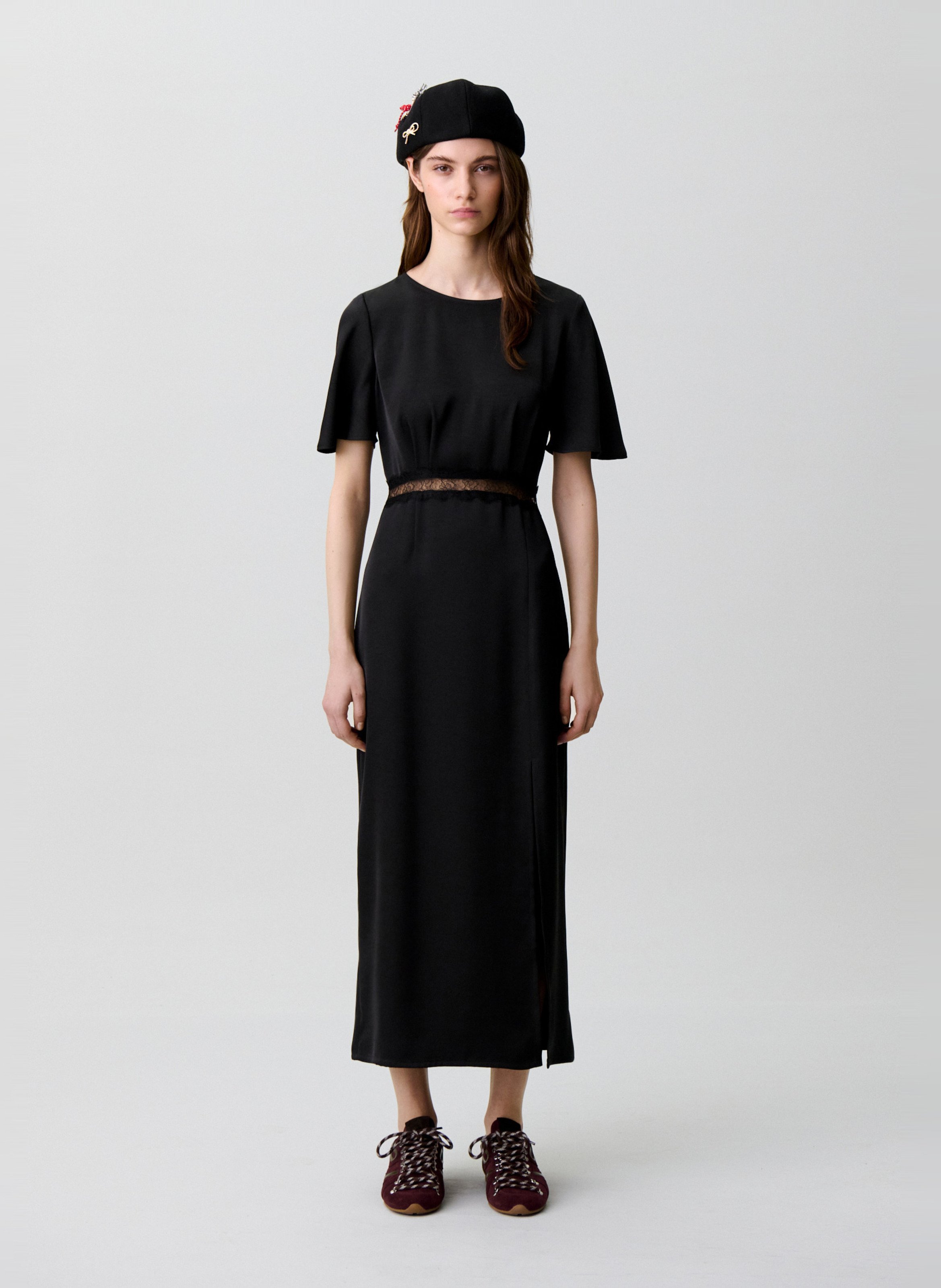 Robe longue droite CLAUDIE PIERLOT Noir