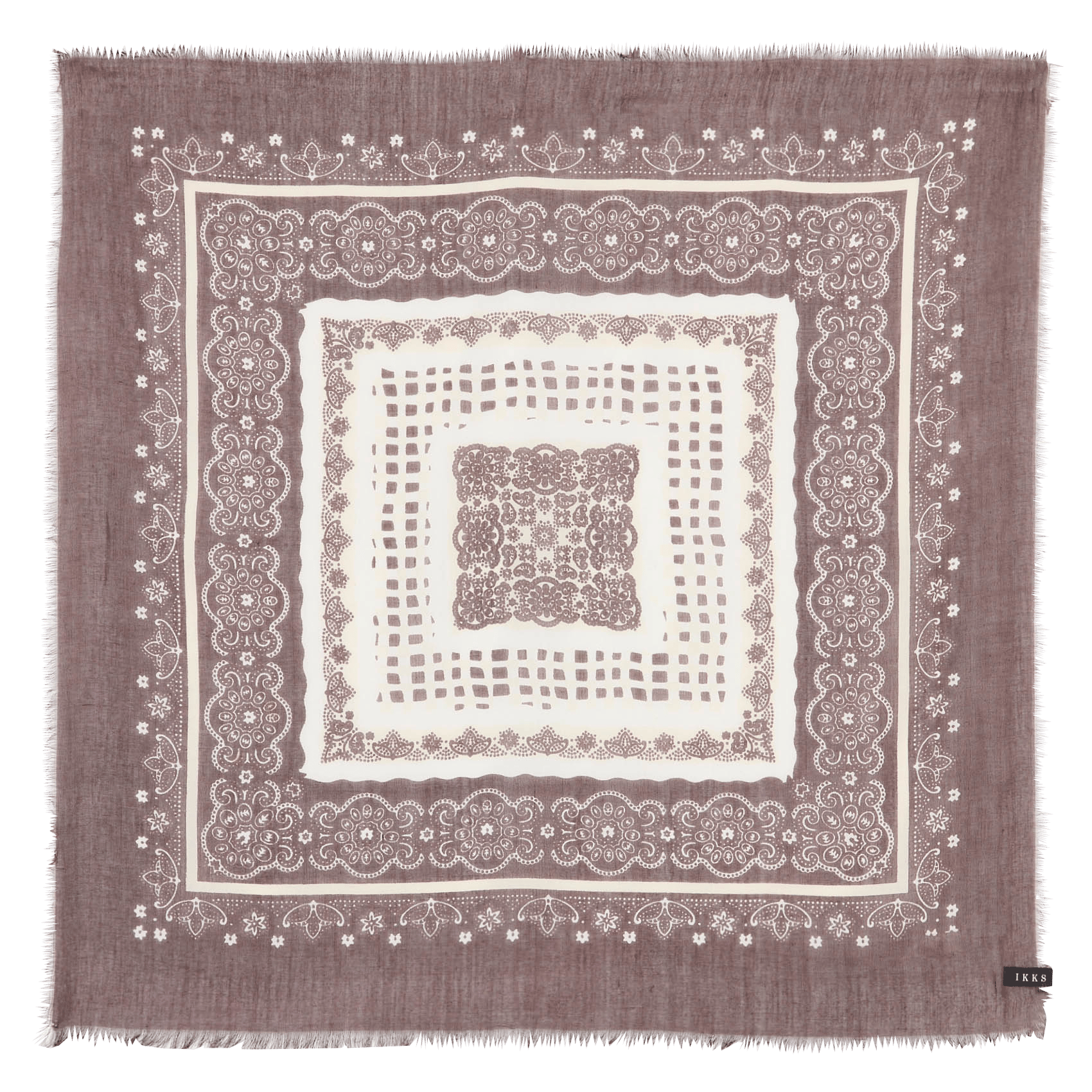 Foulard en coton mélangé IKKS Kaki